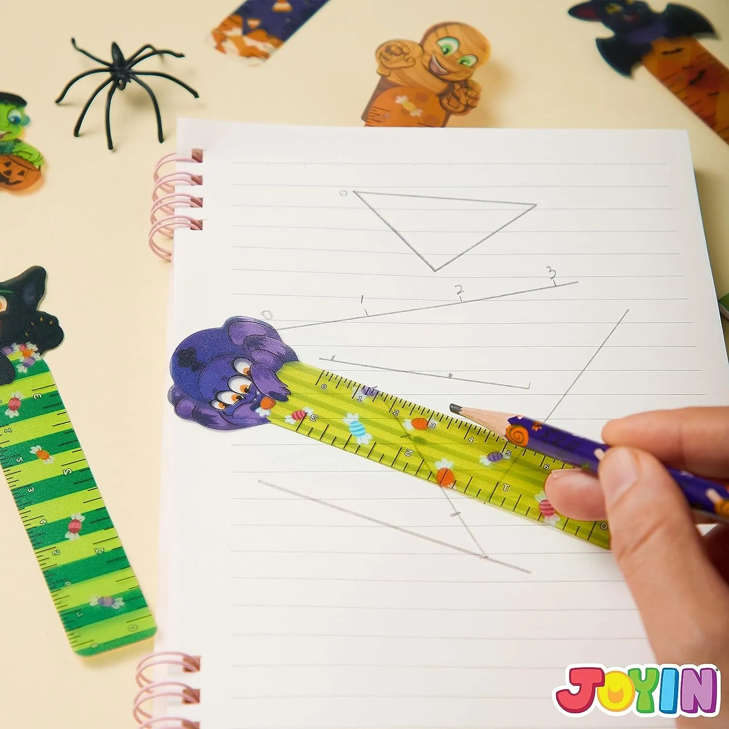 36Pcs 6Designs Halloween Bookmark Rulers - Image 5