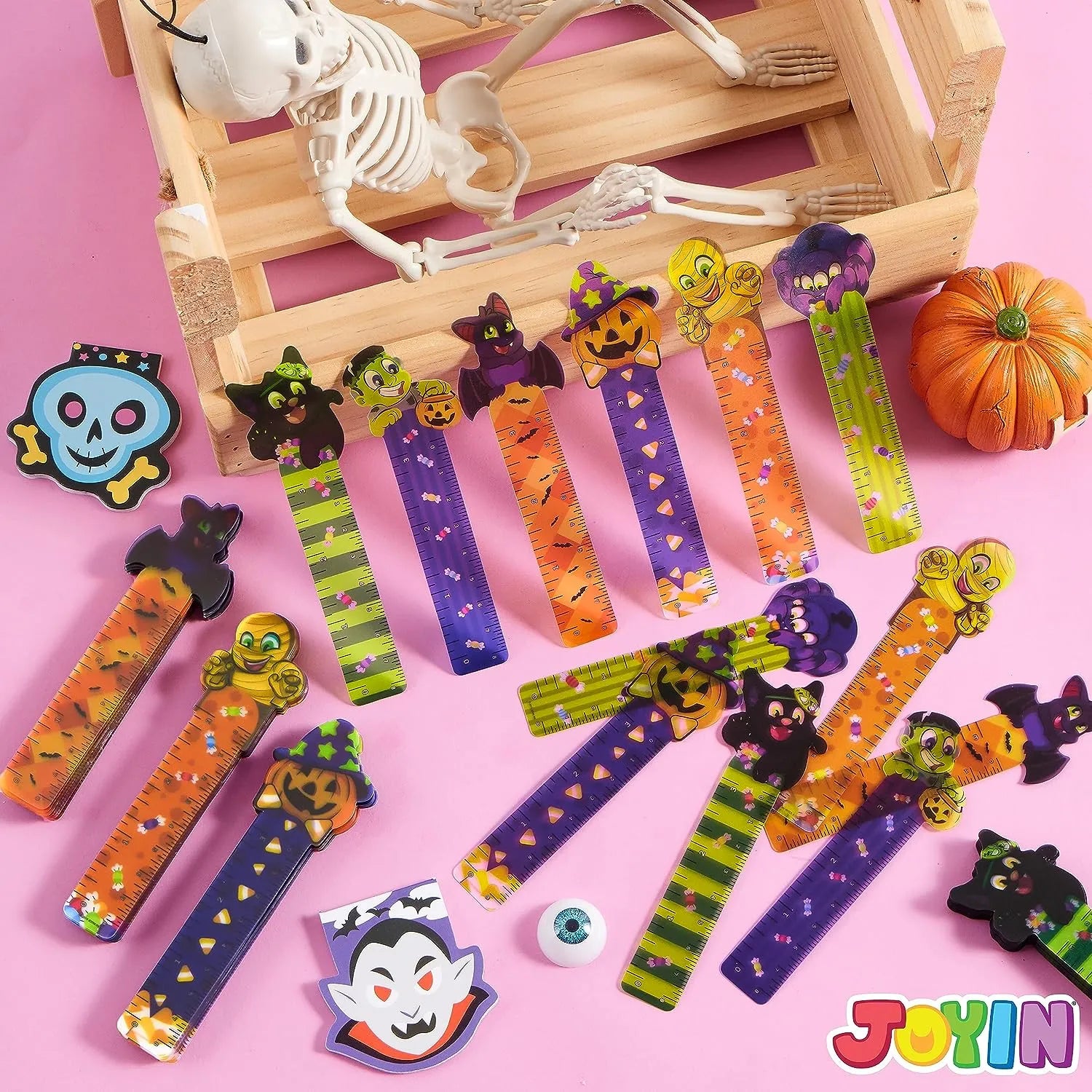 36Pcs 6Designs Halloween Bookmark Rulers - Image 2