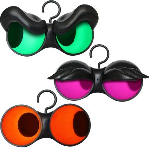3Pcs Halloween Animated Flashing Peeping Eyes