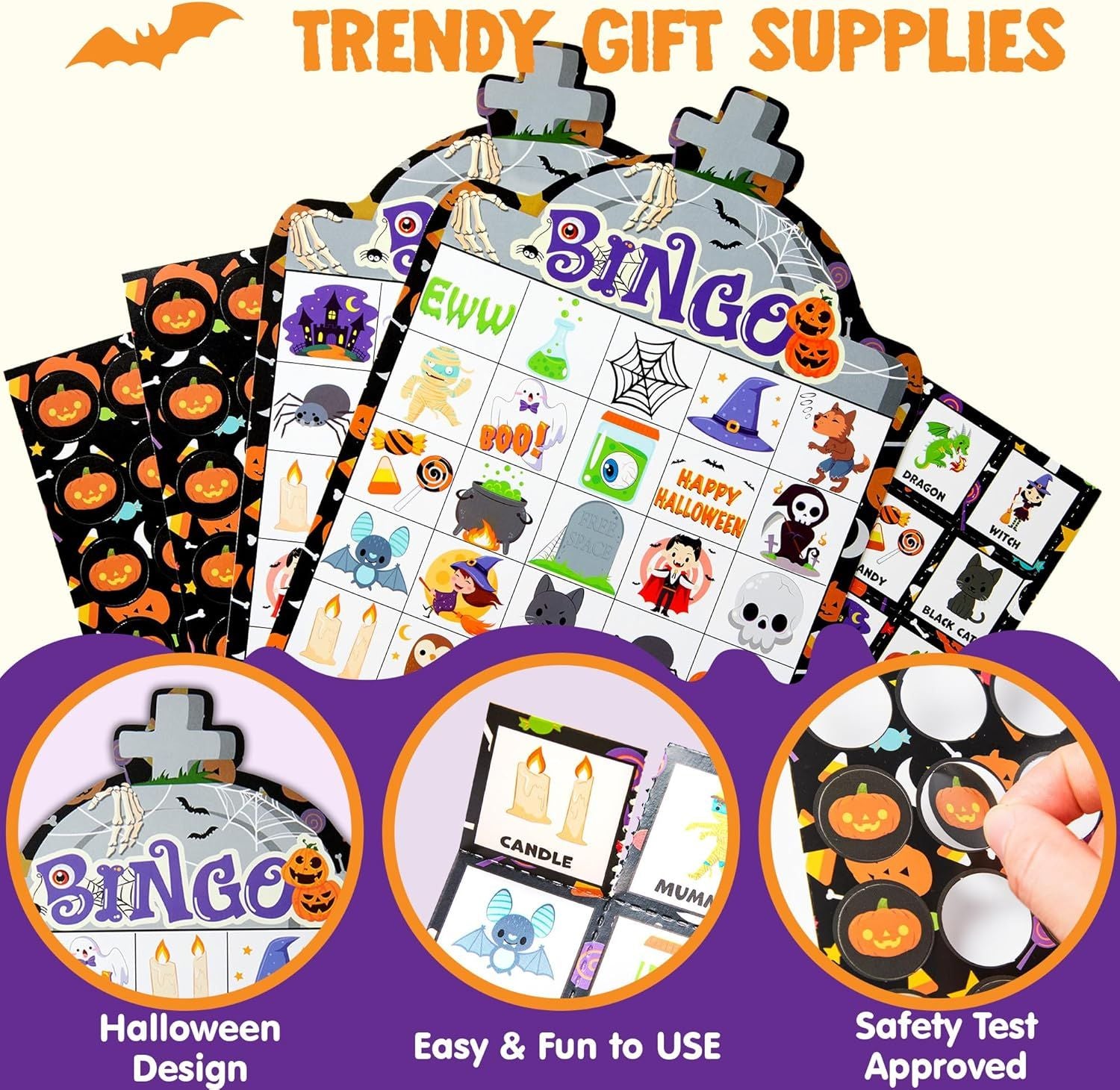 28pcs Halloween Bingo Card Game - Image 3