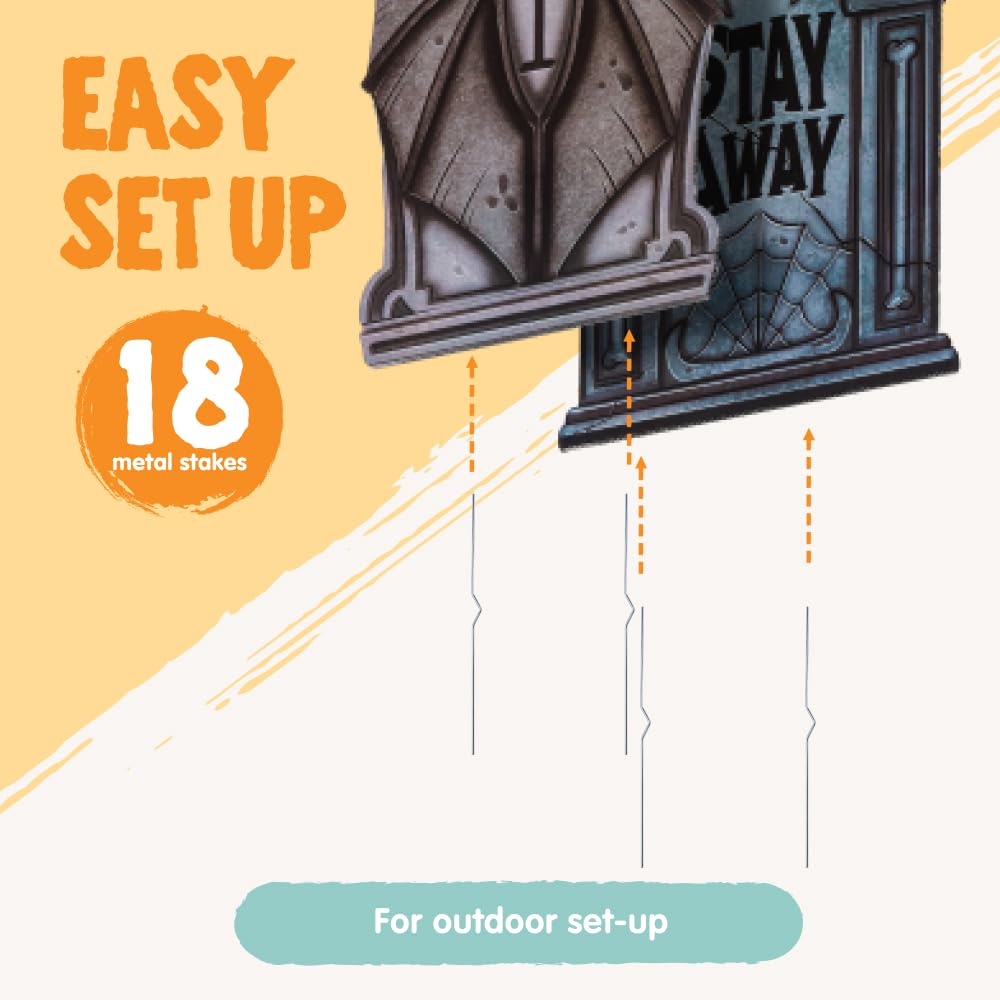 16 9 Pcs Halloween Tombstones Decorations - Image 4