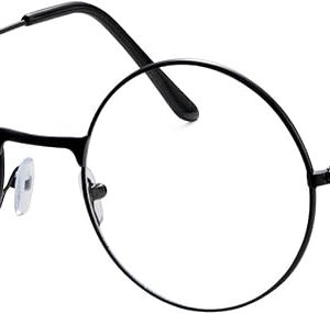 JOYIN Black Wire Round Glasses - Old Man Halloween Costume Accessory
