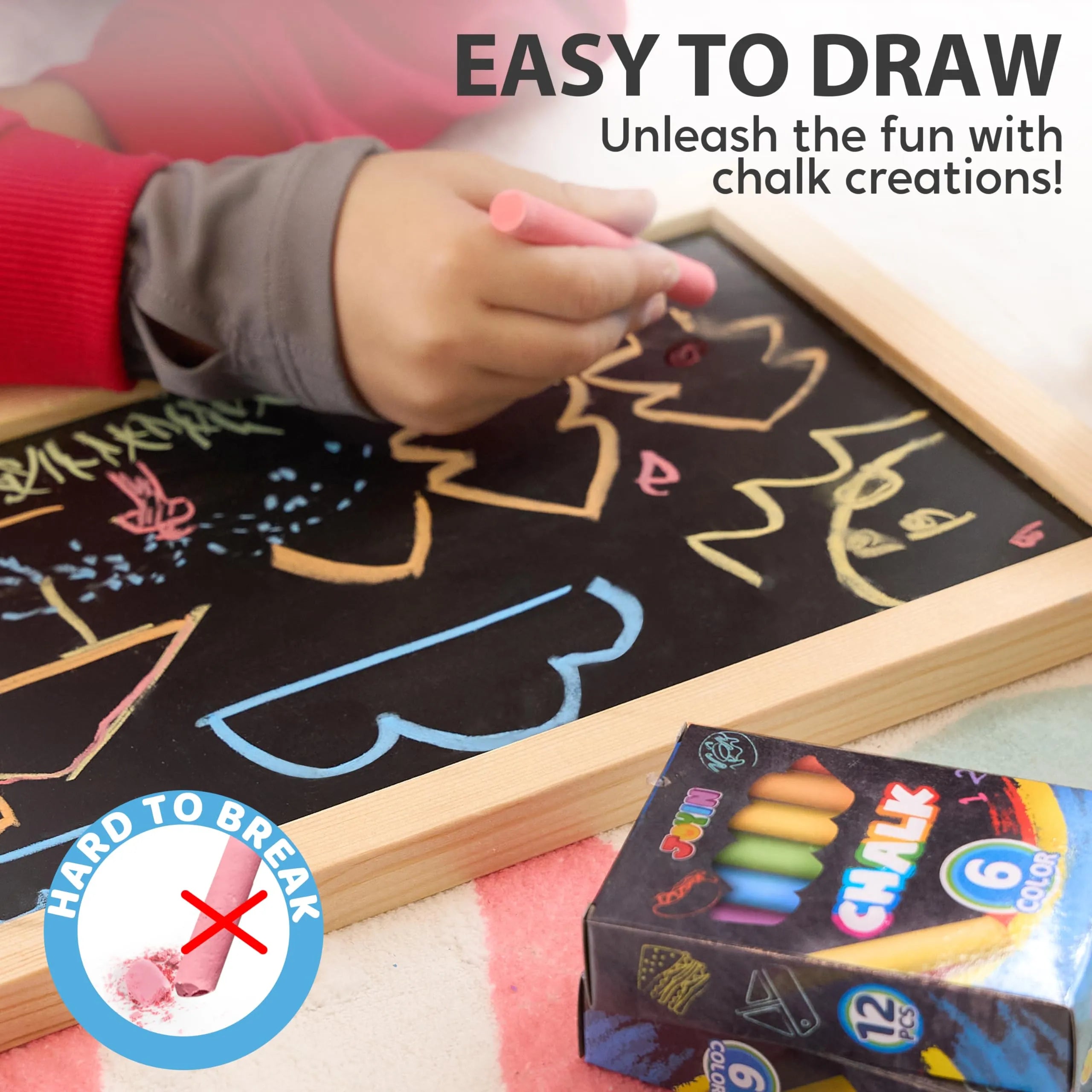 432 Counts Mini Chalk Set for Kids, Non-Toxic Mini Chalk for Boys Girls 3+ (36 Boxes) - Image 4