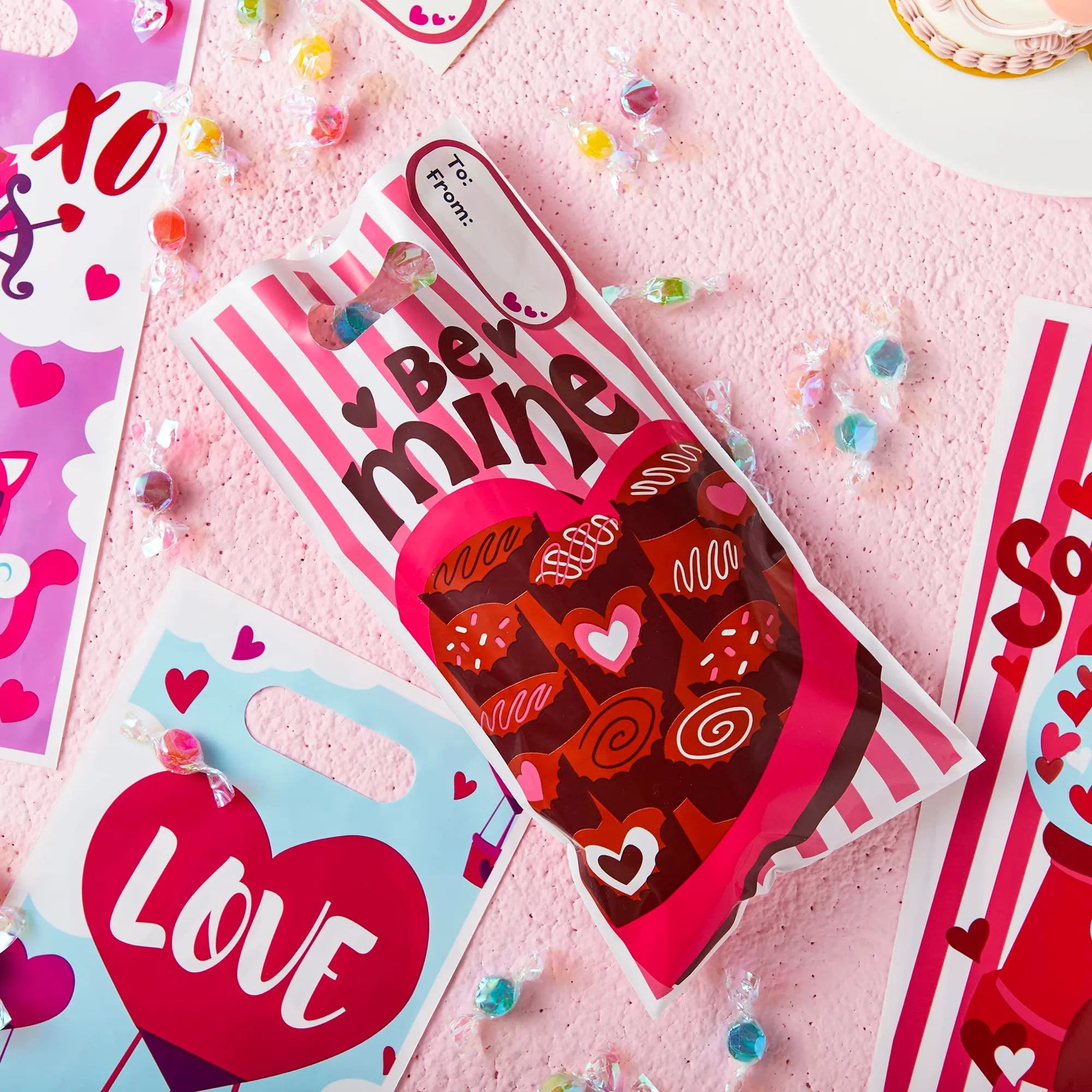 48Pcs Valentines Day Treat Bags Set - Image 3