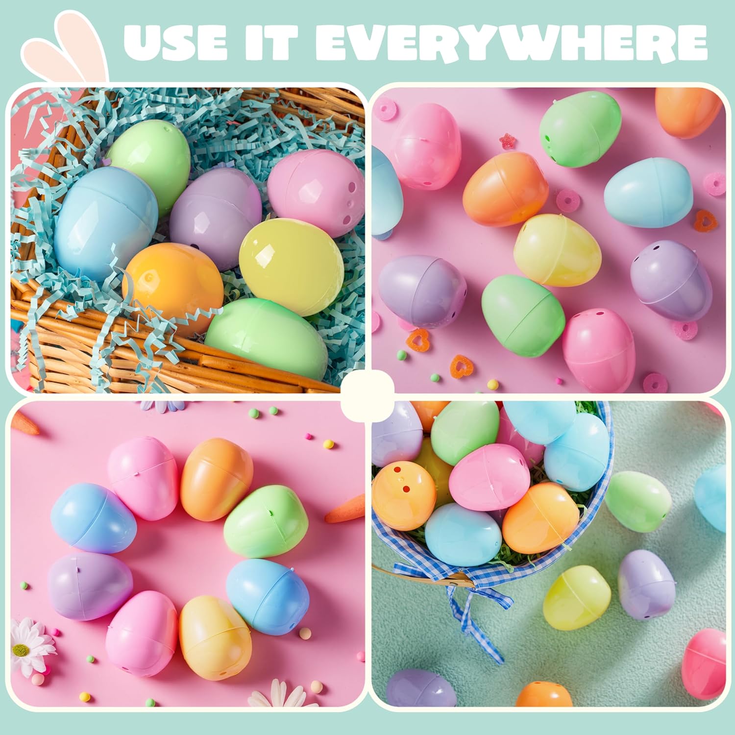 25PCS Pastel Easter Eggshell Bulks for Easter Hunt - Image 4