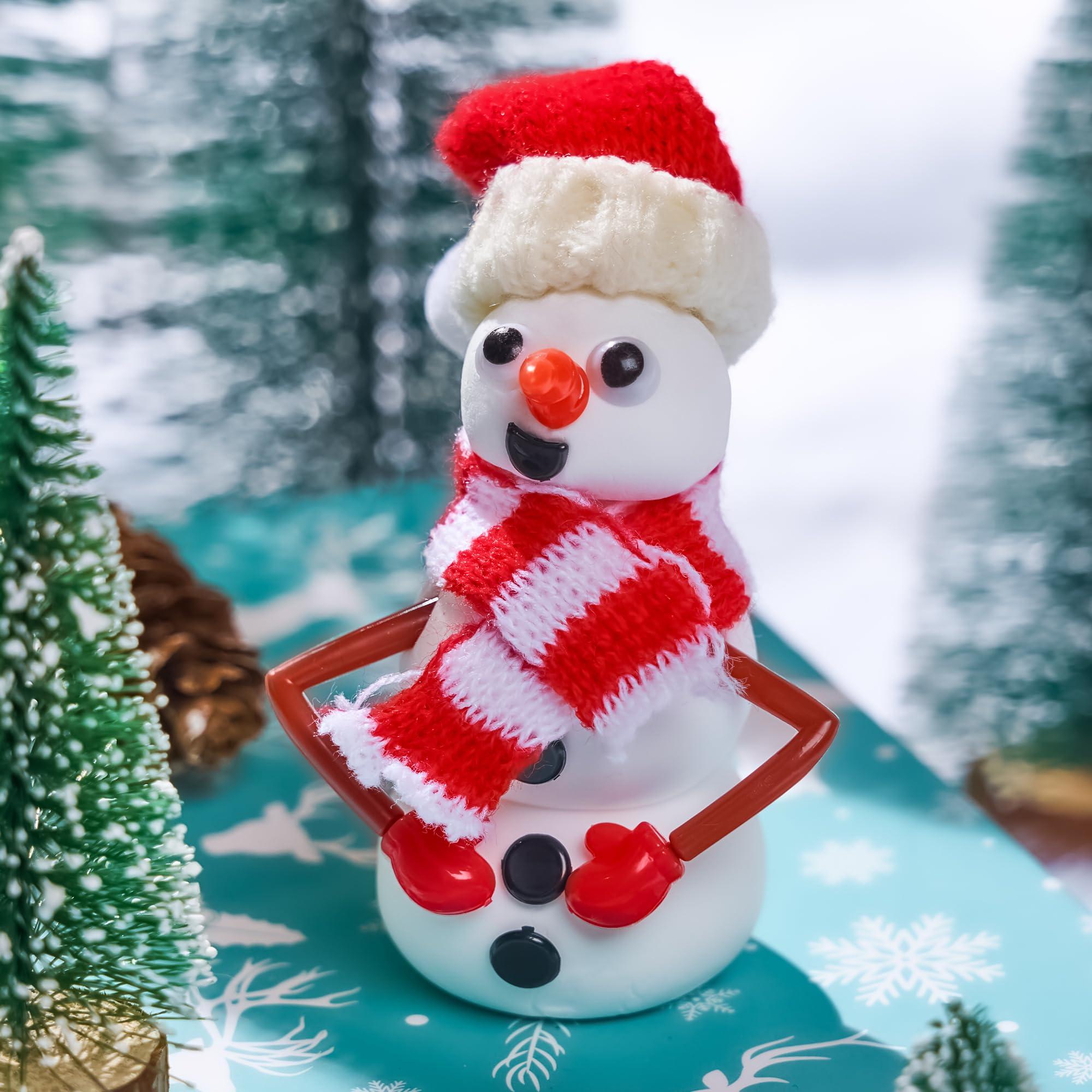 3 Pack DIY Christmas Build a Snowman Craft Kit - Image 4