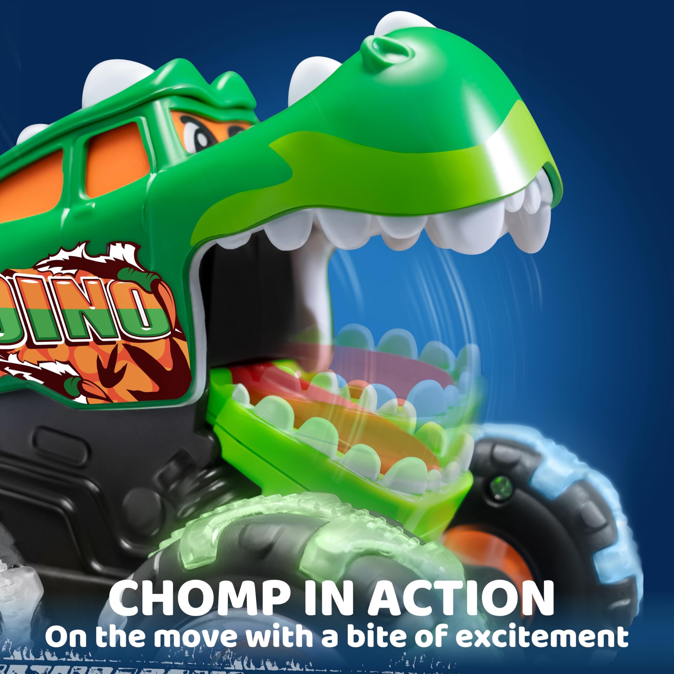 3 Pack Monster Truck Toy - Motion Activated Light Up Cars for Toddlers - Image 4