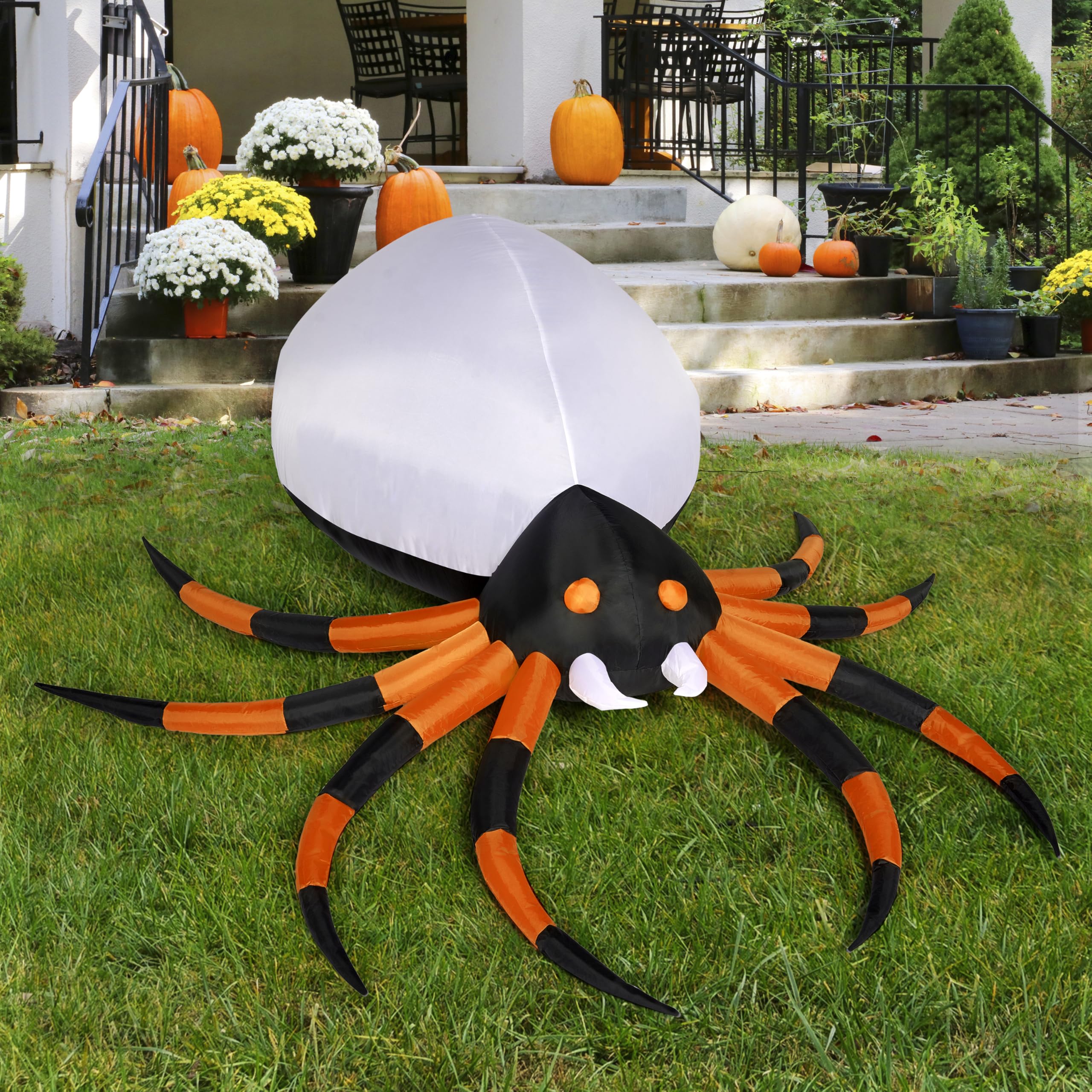 8 FT Halloween Inflatable Giant Spider Outdoor Decorations - Image 4