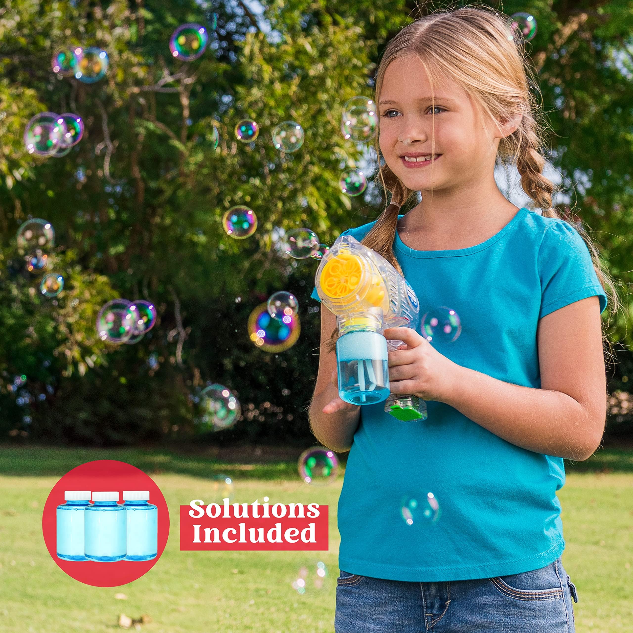 Bubble Guns 3 Colors With 5 Built-in wands - Image 4