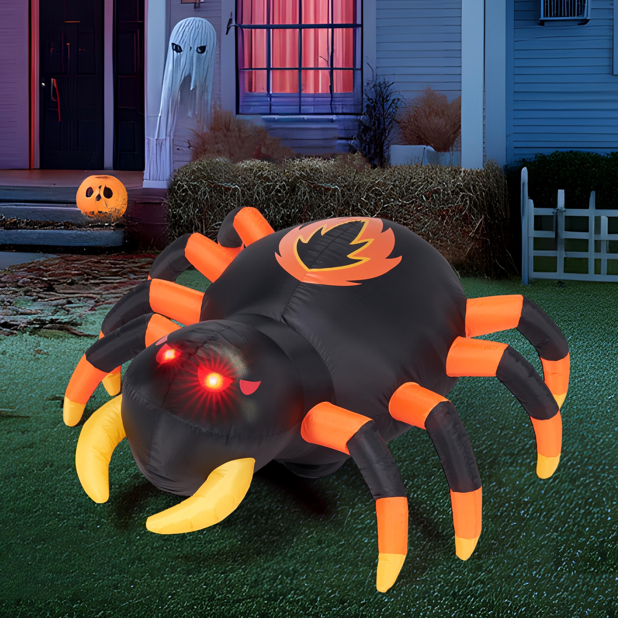 Remote Control 4FT Halloween Inflatable Spider - Image 4