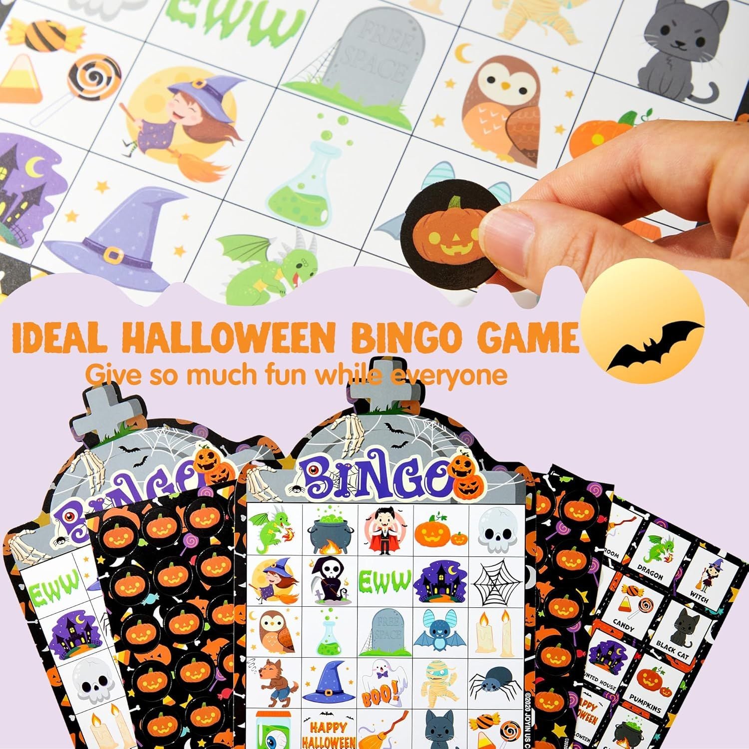 28pcs Halloween Bingo Card Game - Image 4