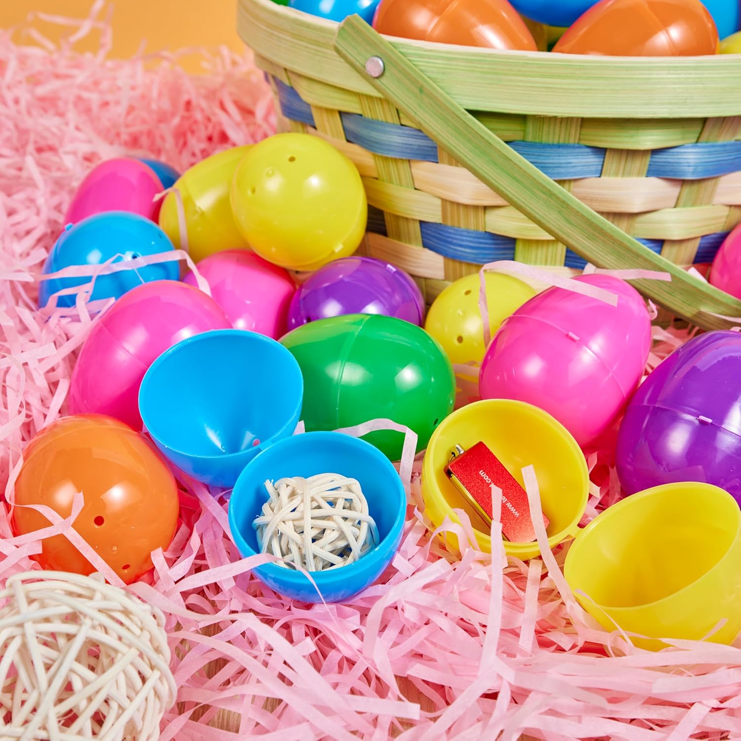 500Pcs Easter Eggs Bright Color Plastic Fillable For Easter Hunt Party Favors - Image 7