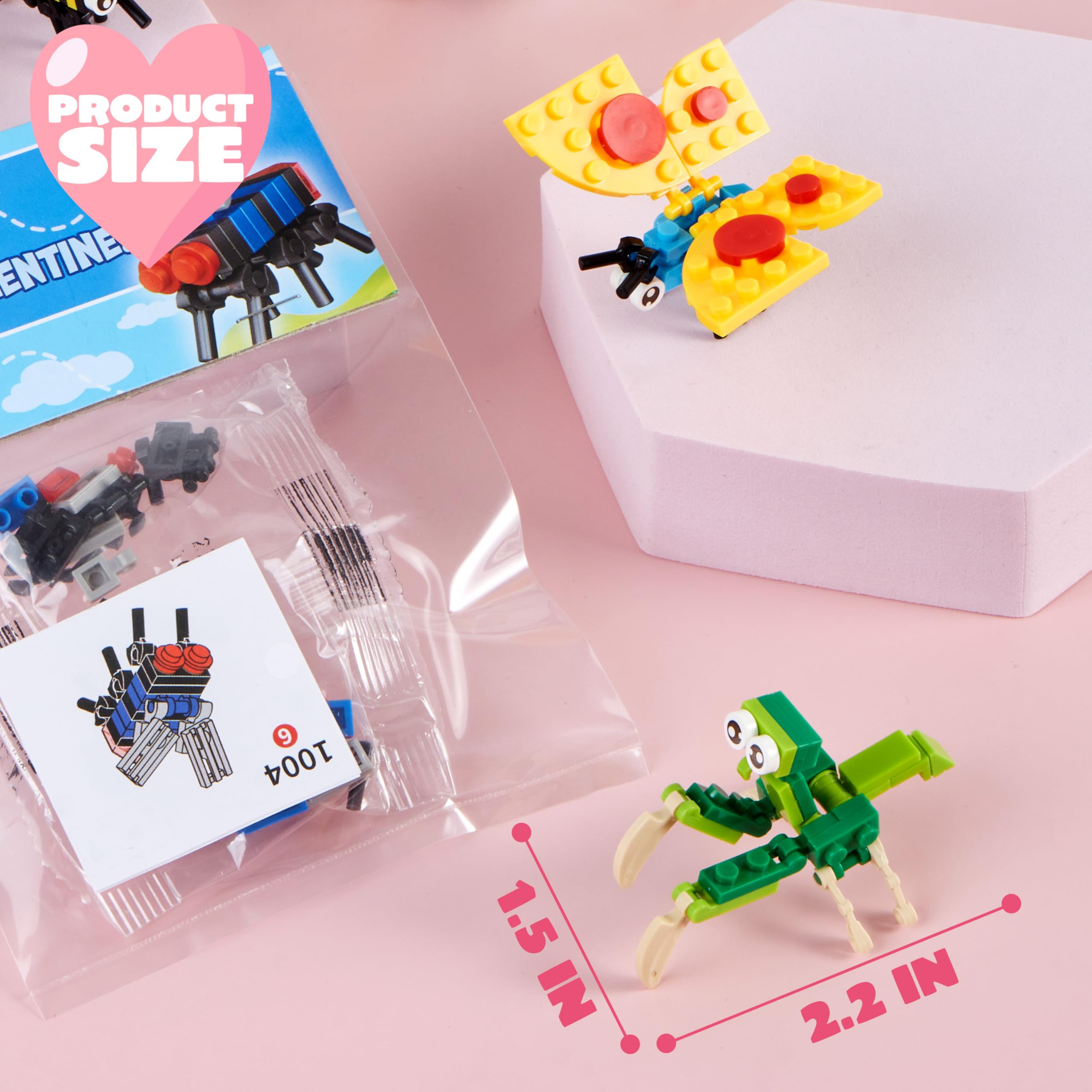 24 Packs Valentines Party Gift Cards with Building for Party Favor - Image 5