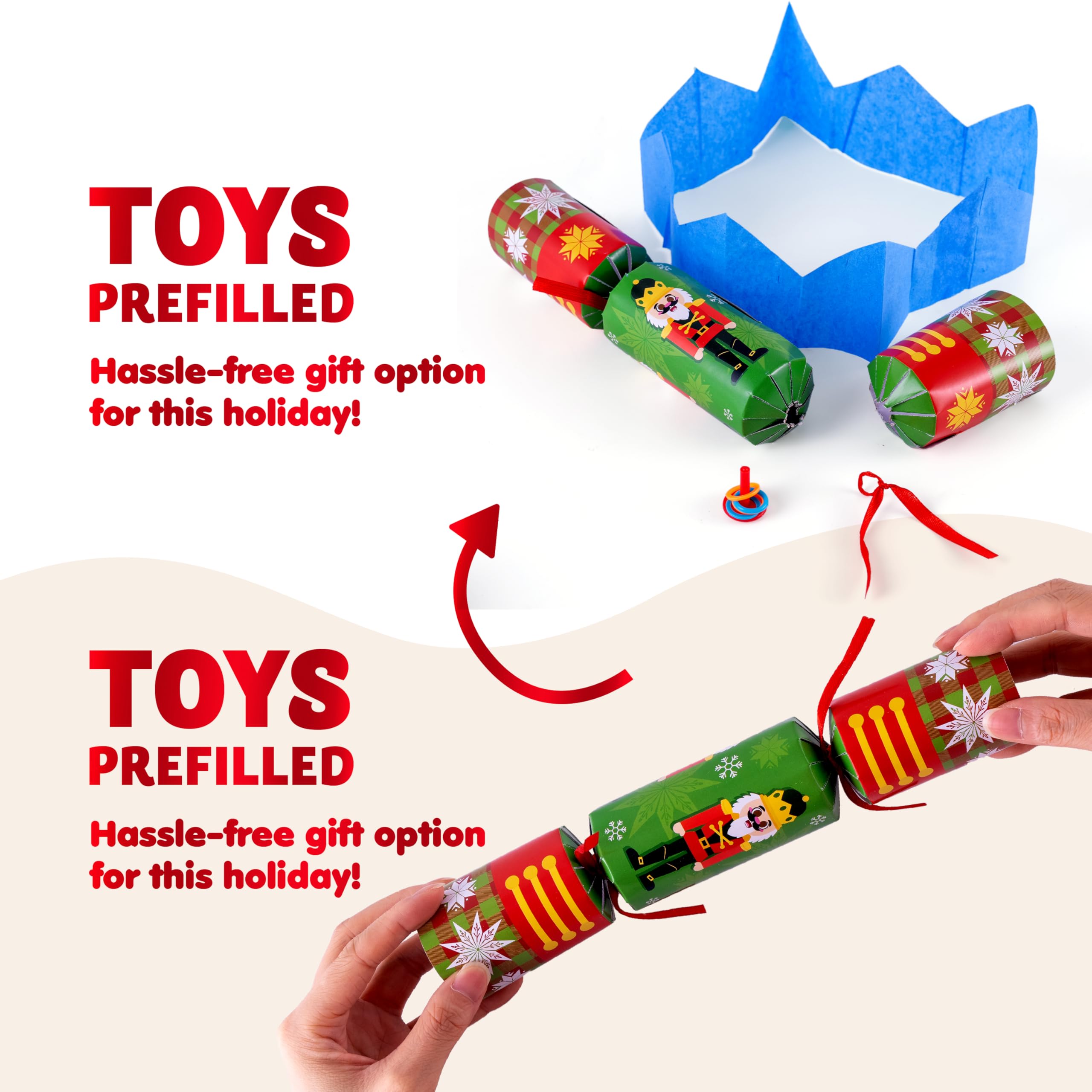 Christmas Party Table Favors (Nutcrackers), 8 Pack - Image 5