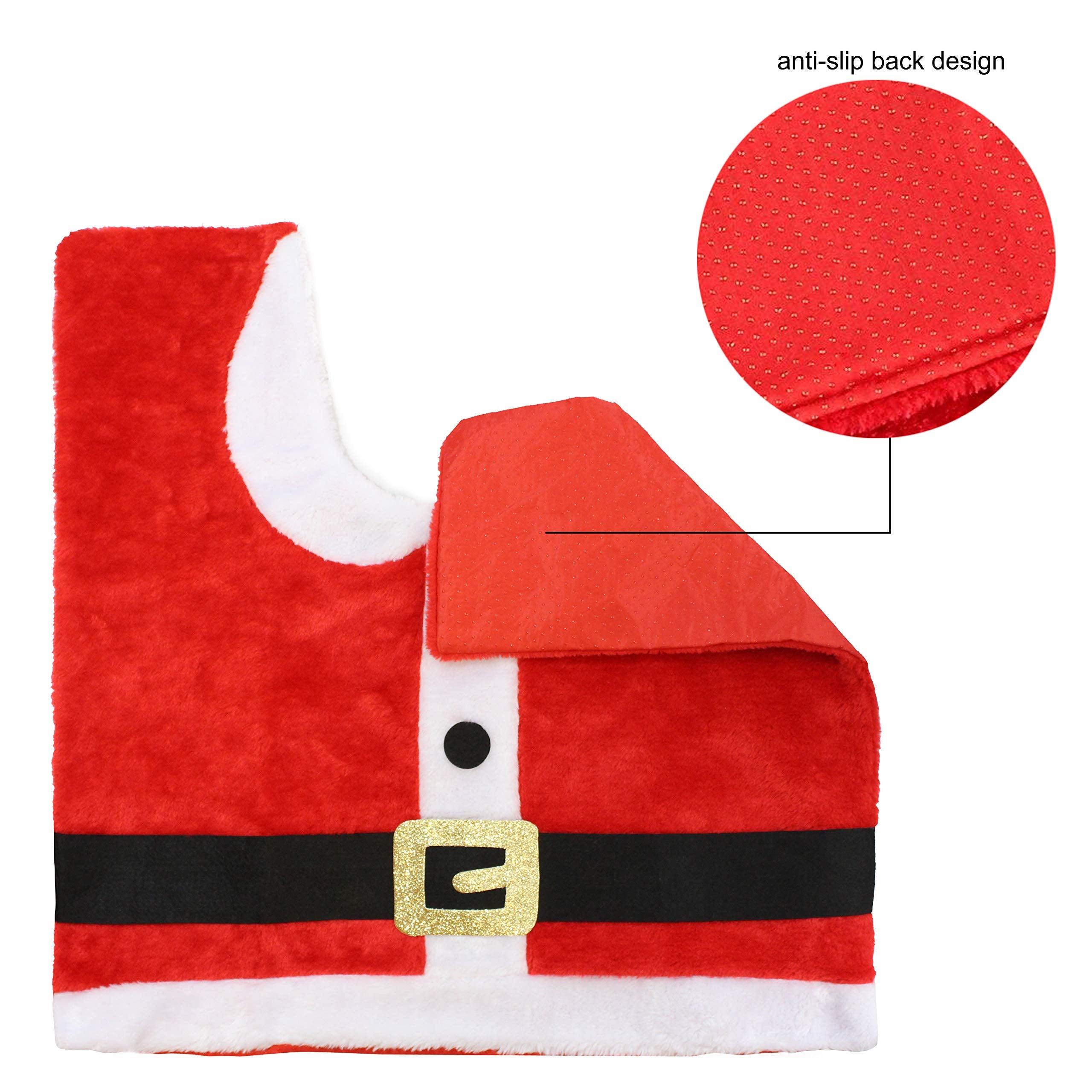 5 Pcs Christmas Theme Bathroom Decoration Set - Image 5