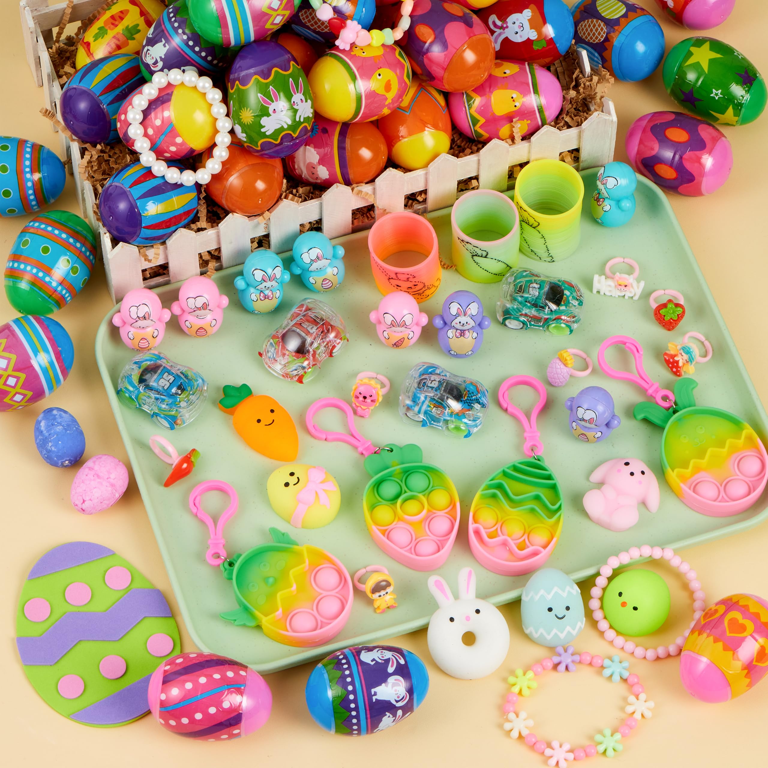 36 Pcs Prefilled Easter Eggs with Assorted Toys - Image 5