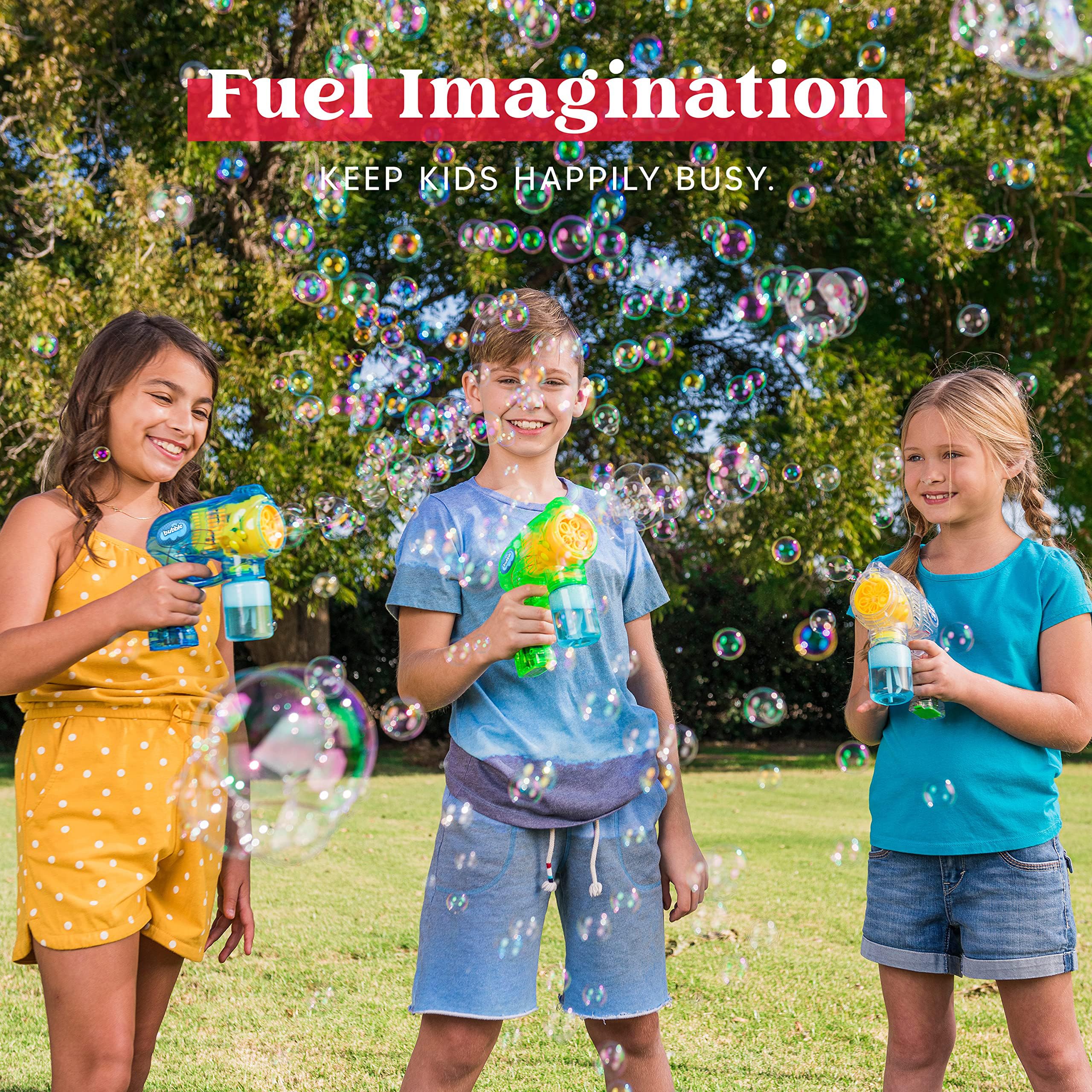 Bubble Guns 3 Colors With 5 Built-in wands - Image 5