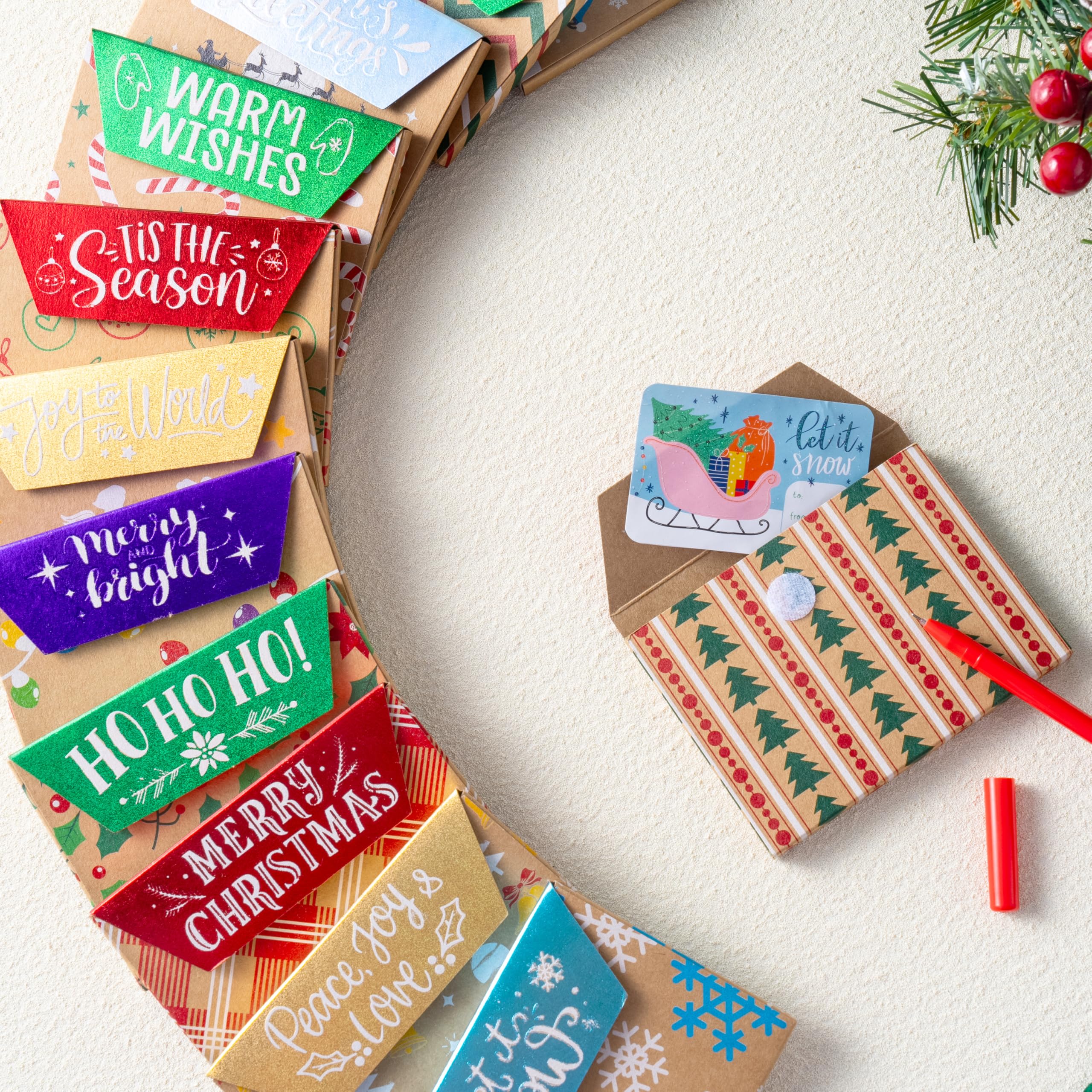 12PCS Gift Card Boxes Holder for Christmas - Image 5