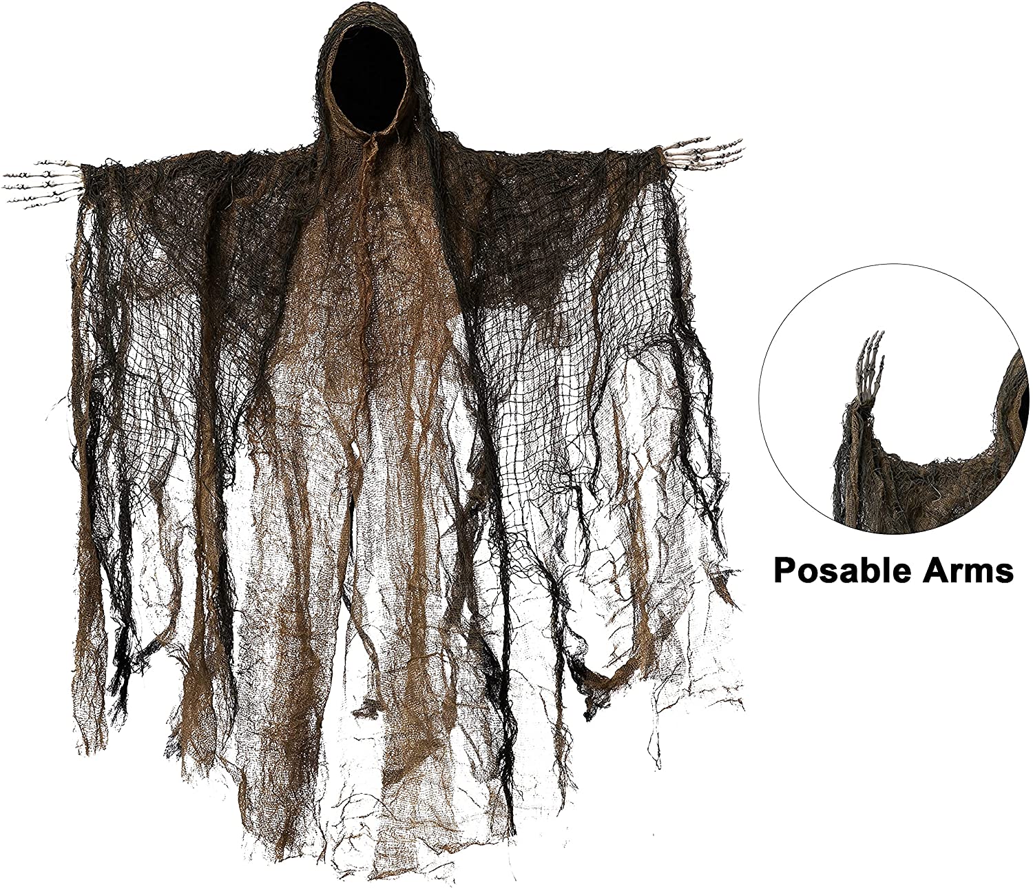 Joyin Faceless Grim Reapers Halloween decoration,4pcs - Image 5