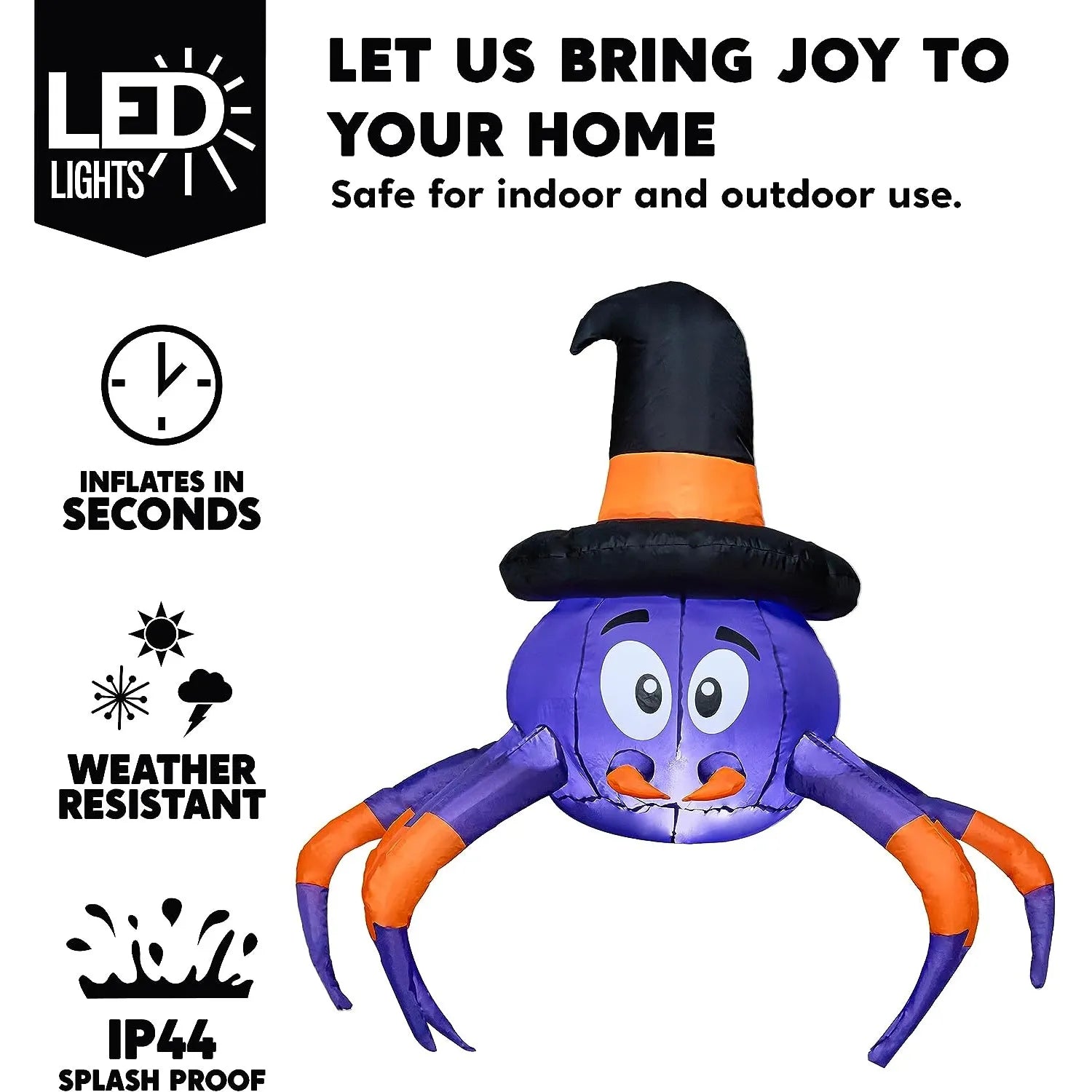 5ft Wide Spider Car Trunk Inflatable Decoration - Image 3