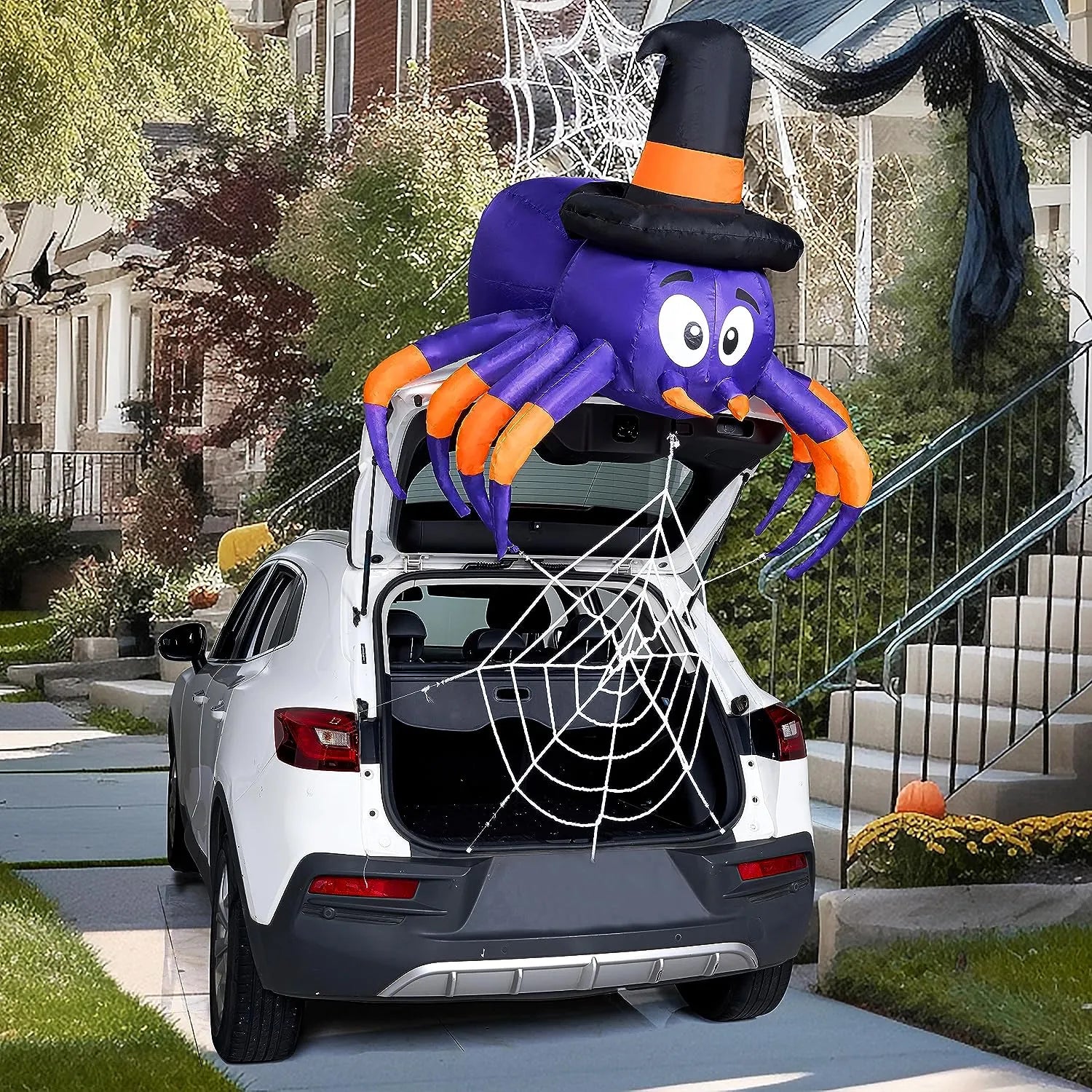 5ft Wide Spider Car Trunk Inflatable Decoration - Image 4