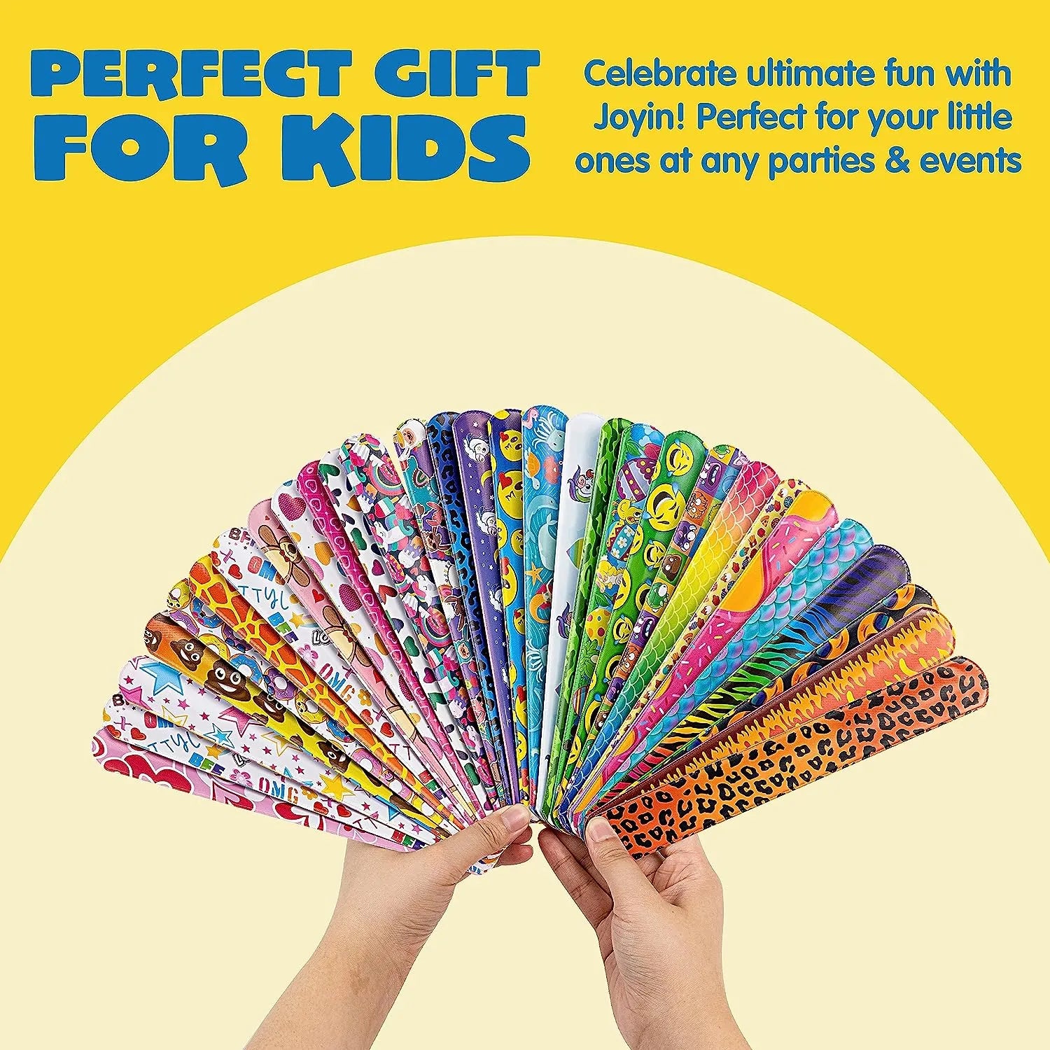 60Pcs Slap Bracelets, 36 Designs - Image 5