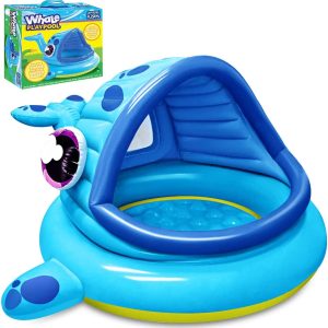 SLOOSH - 54in Whale Kiddie Pool