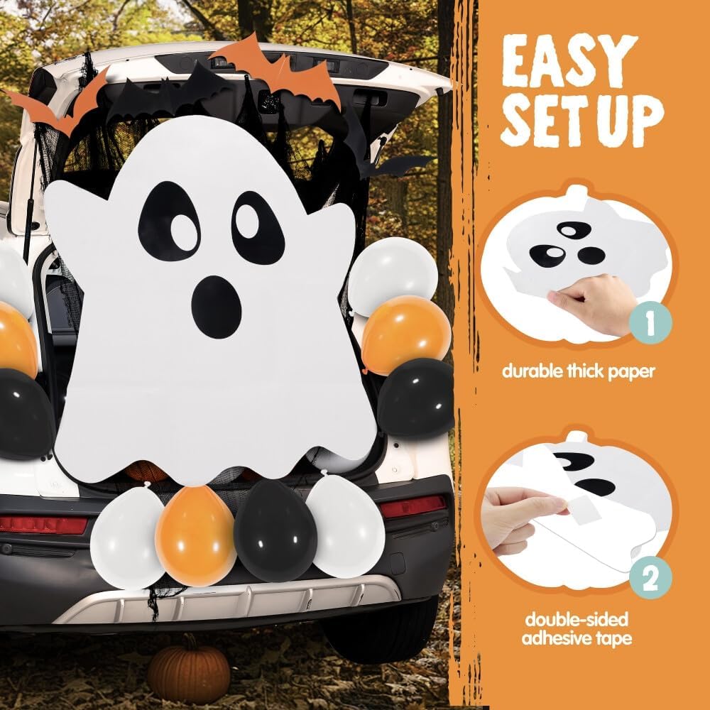 Halloween Trunk Or Treat Car Decorations Kit, Haunted House - Image 6