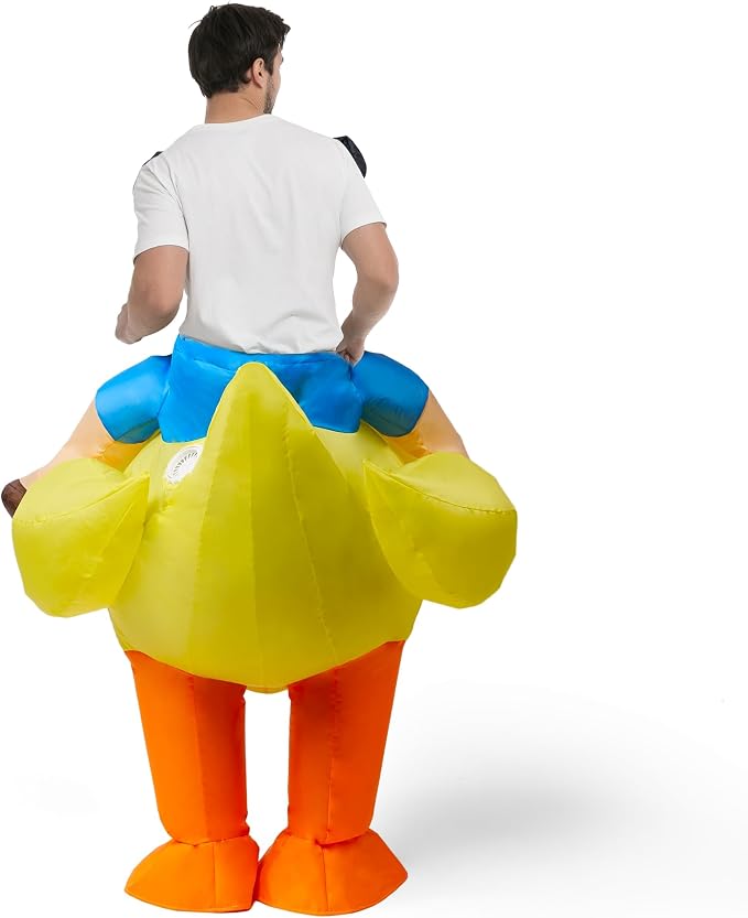 JOYIN Adult Inflatable Dinosaur Costume - Ride-On T-Rex Halloween Outfit - Image 6