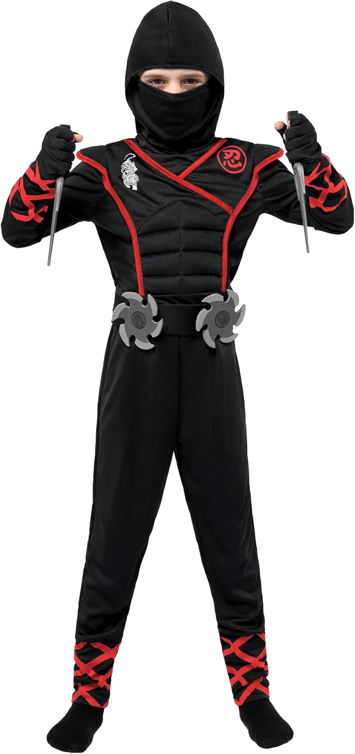 JOYIN Kids Halloween Ninja Costume Set - Image 8