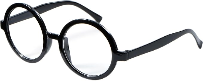 JOYIN Wizard Round Glasses - Black Circle Halloween Costume Accessory - Image 2
