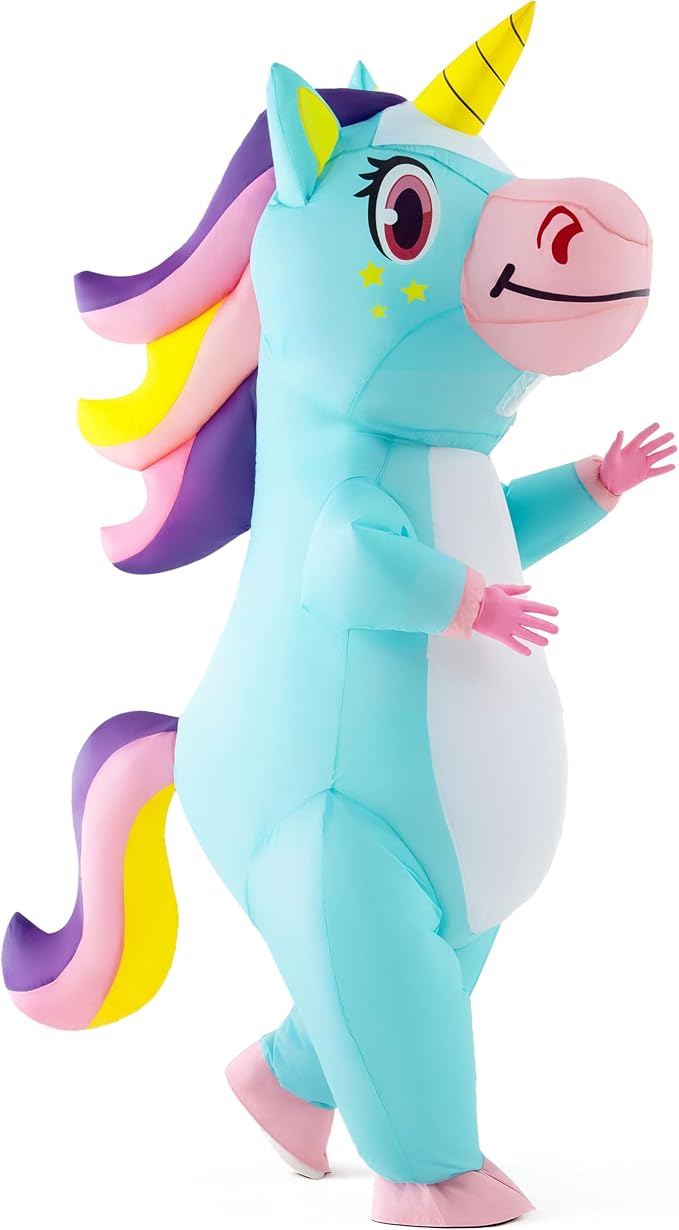 JOYIN Inflatable Unicorn Costume - The Magic of Halloween, Inflated - Image 2