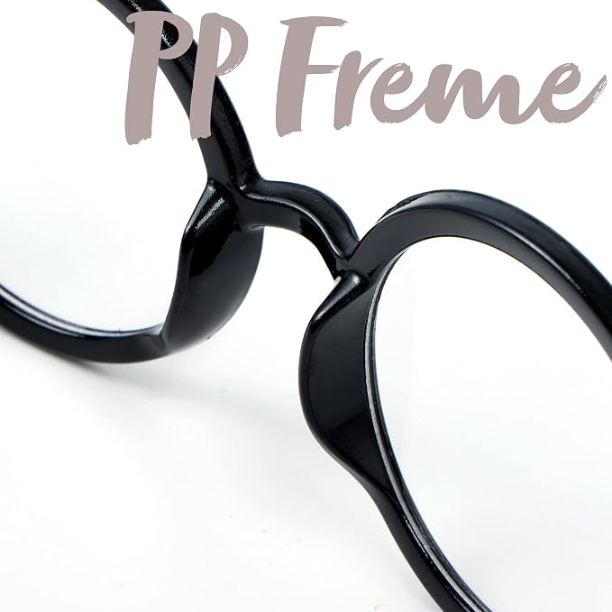 JOYIN Wizard Round Glasses - Black Circle Halloween Costume Accessory - Image 5