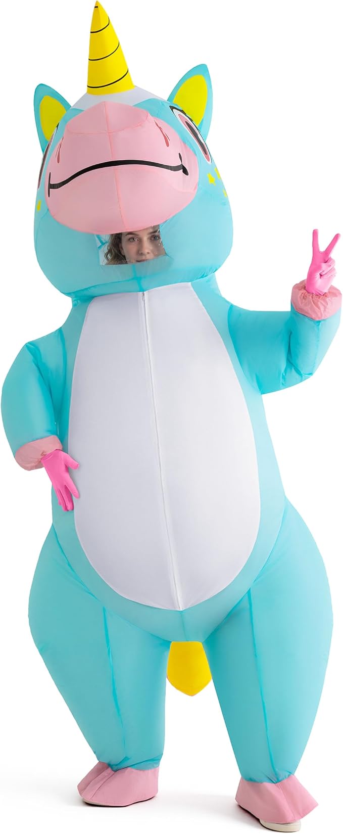 JOYIN Inflatable Unicorn Costume - The Magic of Halloween, Inflated - Image 3