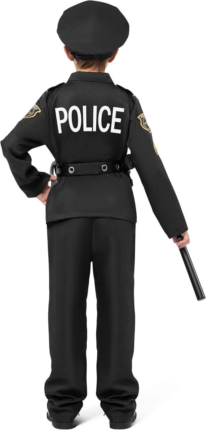 JOYIN 14-Piece Halloween Police Officer Role-Play Set for Kids - Image 6