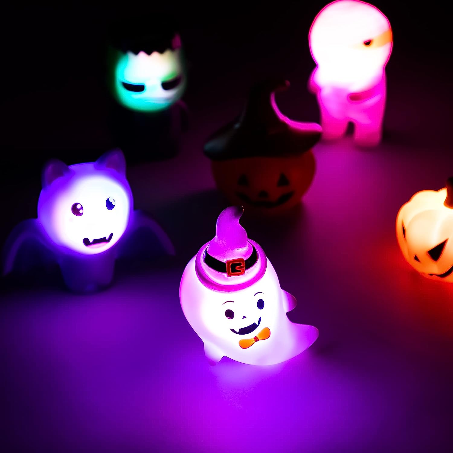 Halloween Light-up Bath Toys, 6 Pcs - Image 4
