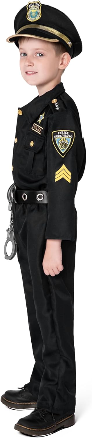 JOYIN 14-Piece Halloween Police Officer Role-Play Set for Kids - Image 5
