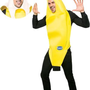 JOYIN Adult Deluxe Banana Costume Set - Halloween Dress-Up & Cosplay