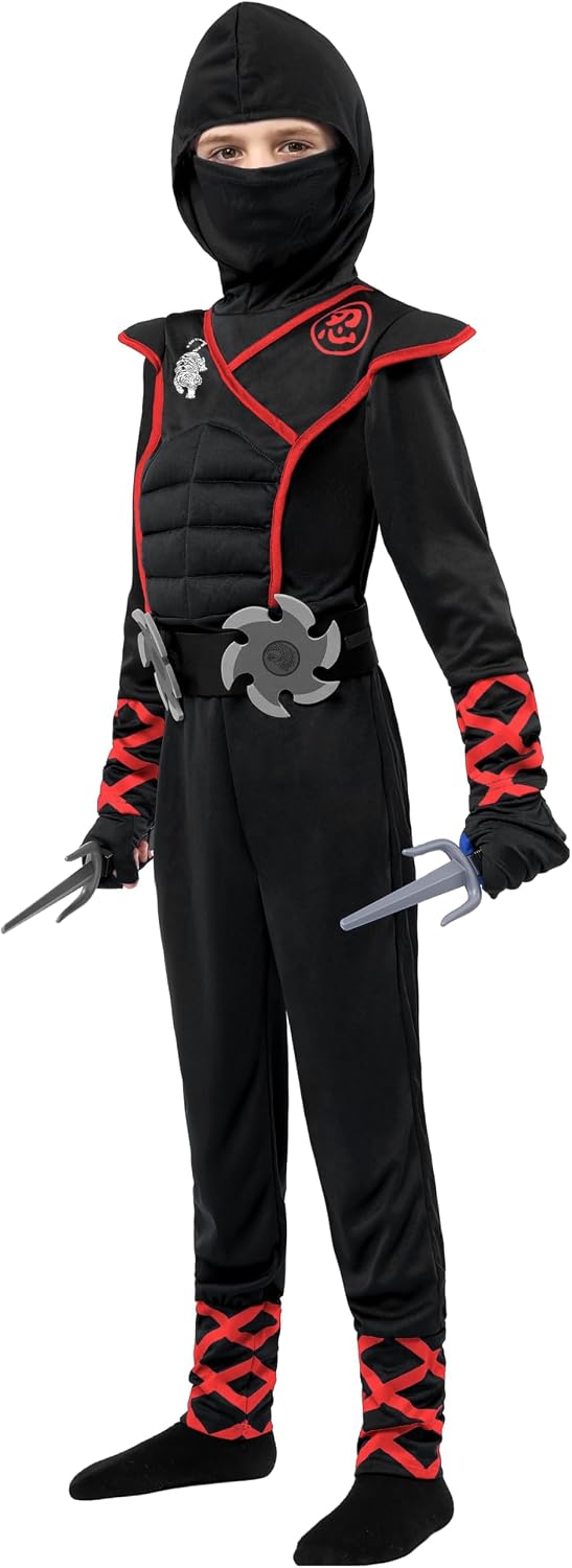 JOYIN Kids Halloween Ninja Costume Set - Image 4