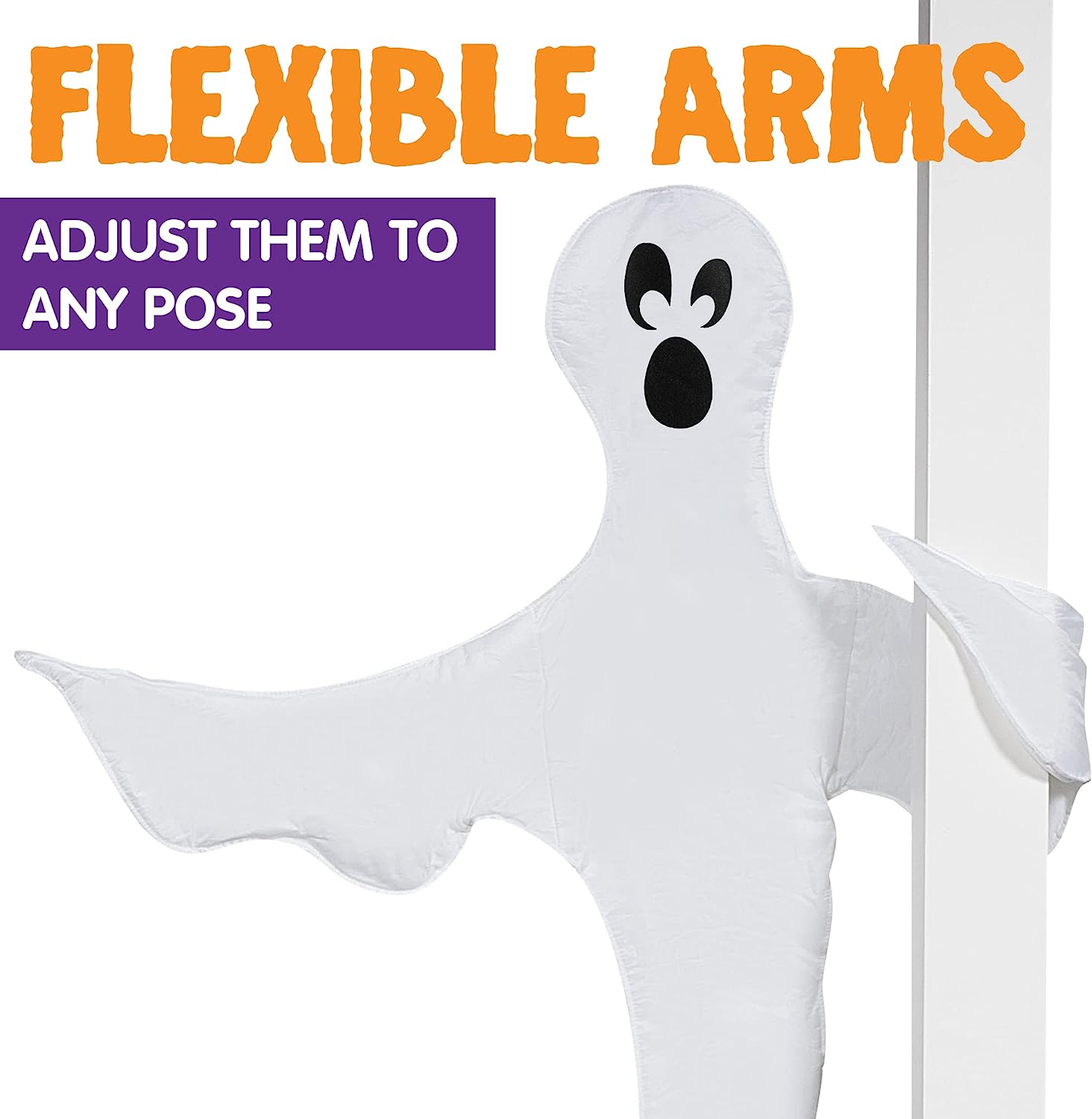 2Pcs Tree Wrap Decoration Ghost 53in - Image 5