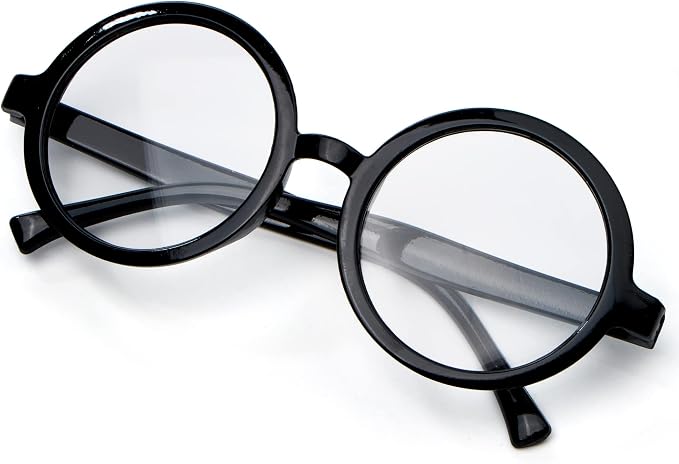 JOYIN Wizard Round Glasses - Black Circle Halloween Costume Accessory - Image 6