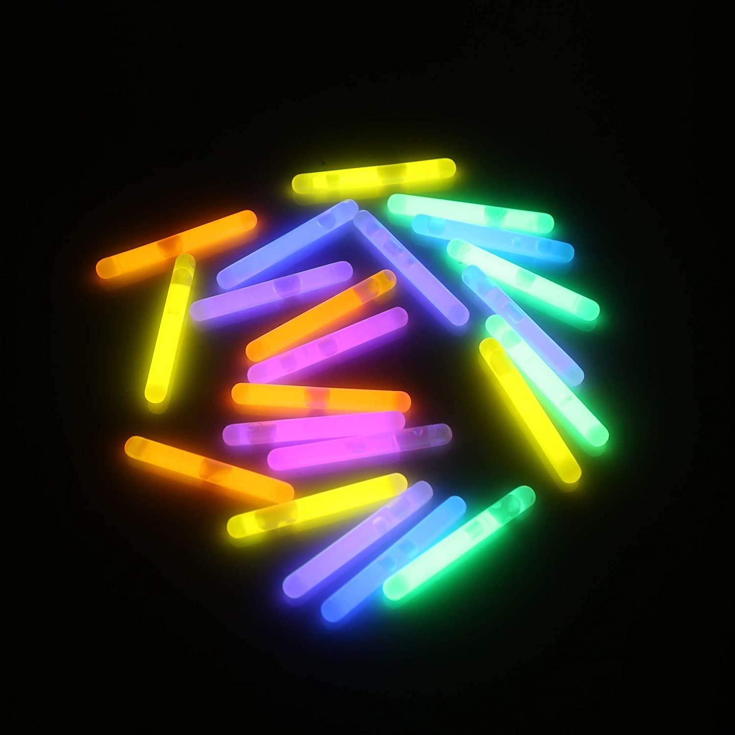 200 Pcs Mini Glow Sticks Bulk With 8 Colors - Image 2