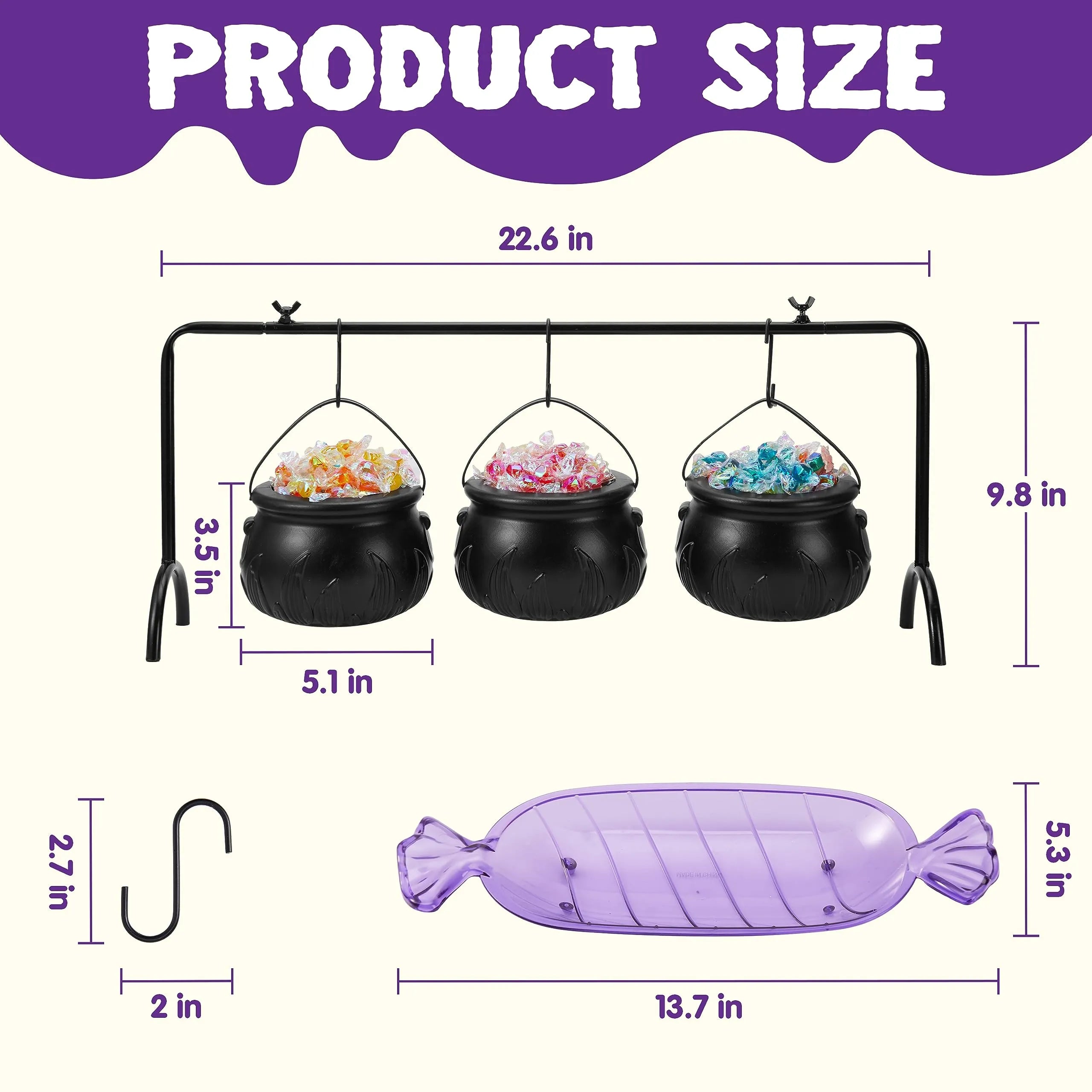 6Pcs Halloween Party Decoration Set - Image 5