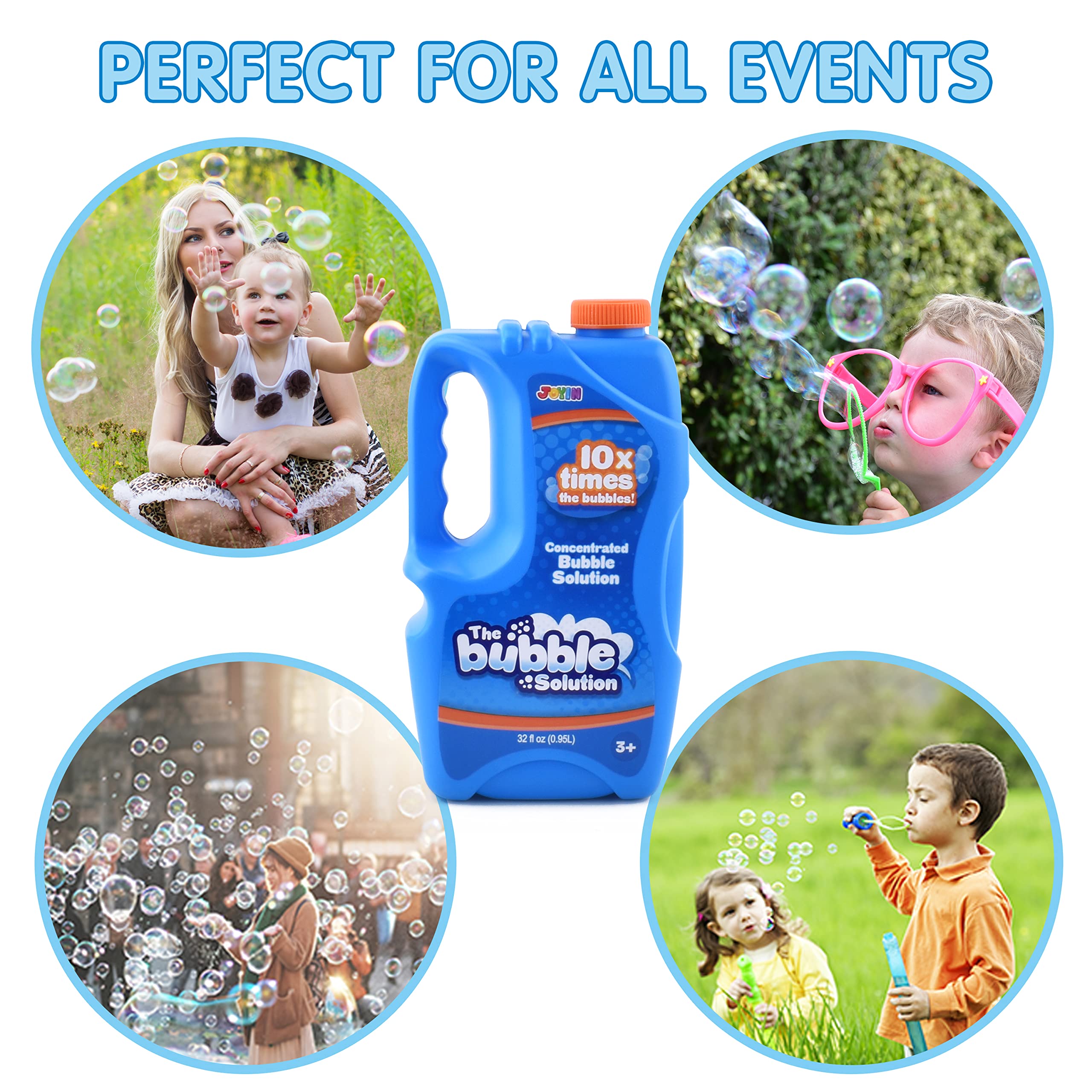 32 oz Bubble Solution Concentrated, 2 pcs Blue - Image 6