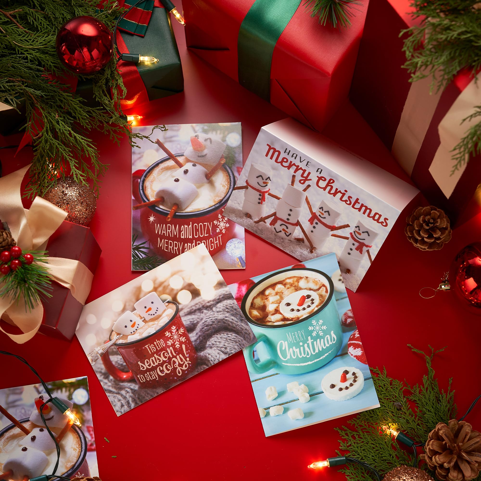 12 PCS Christmas Greeting Cards with Envelopes - Image 4