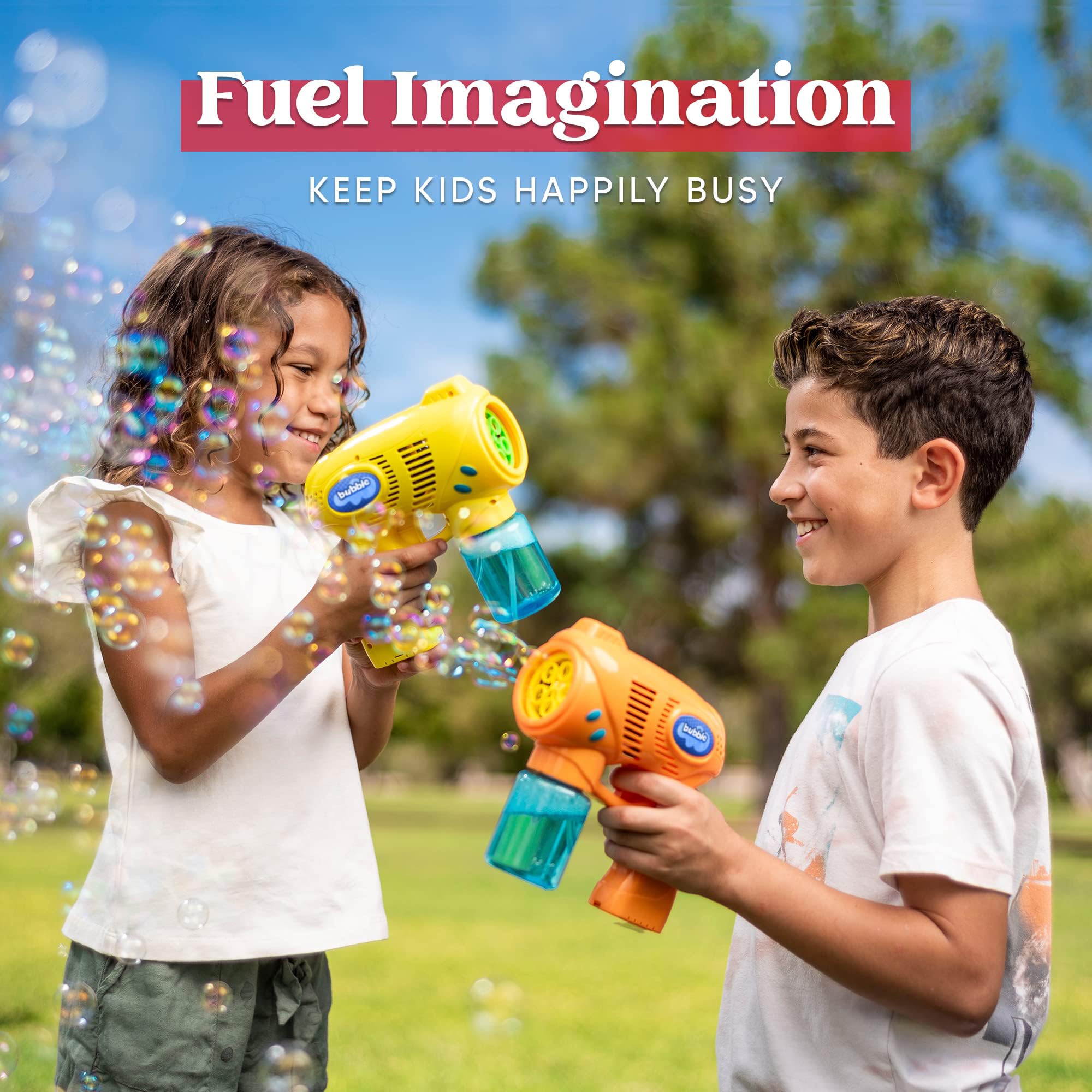 Colored Bubble Blaster, 2 Guns - Image 6