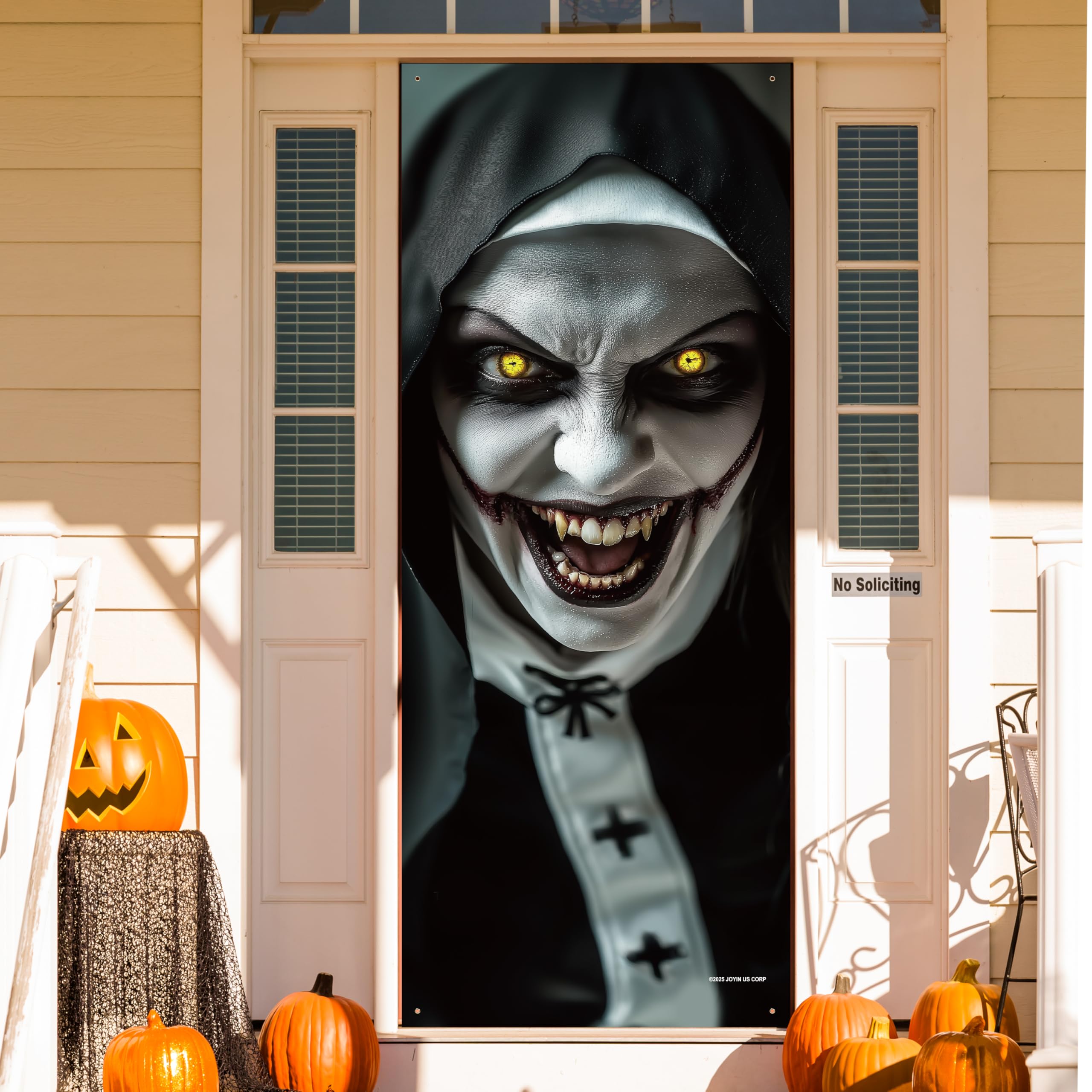Halloween Scary Ghost Door Cover Decorations Indoor - Image 6