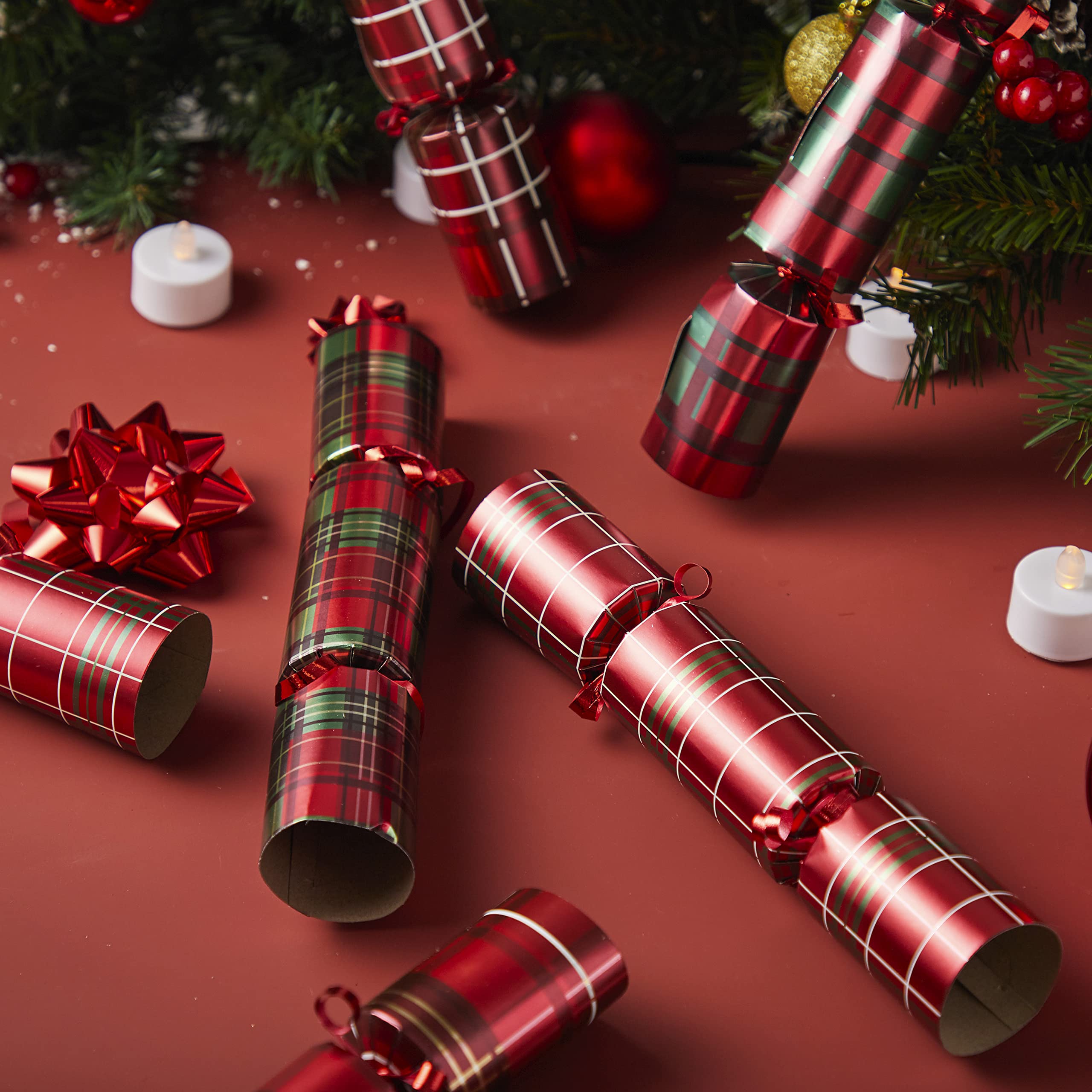 10in Christmas No Snap Party Favor (Plaid) - Image 6