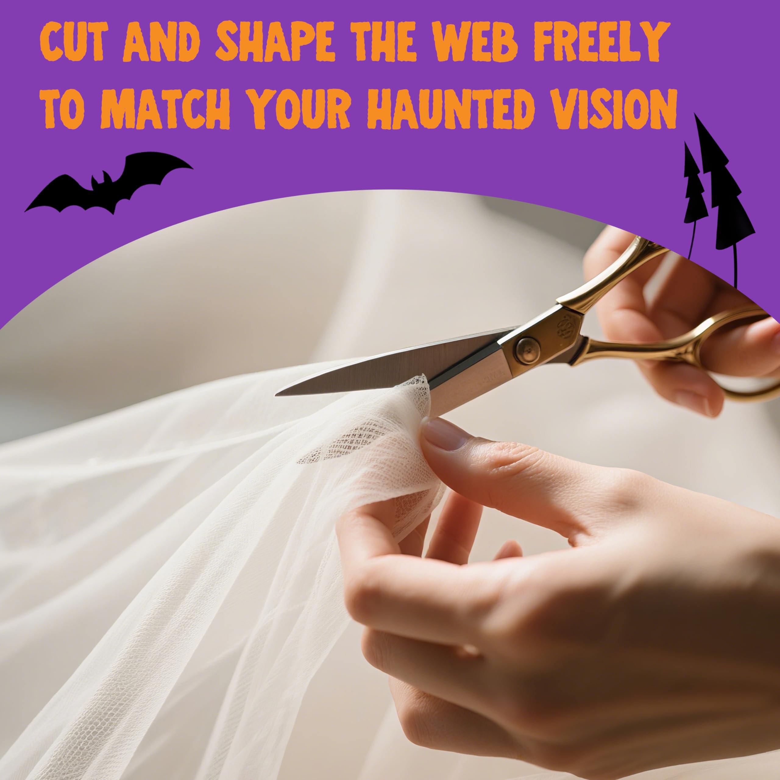 1000sqft Halloween Spider Web Decoration Outdoor - Image 6