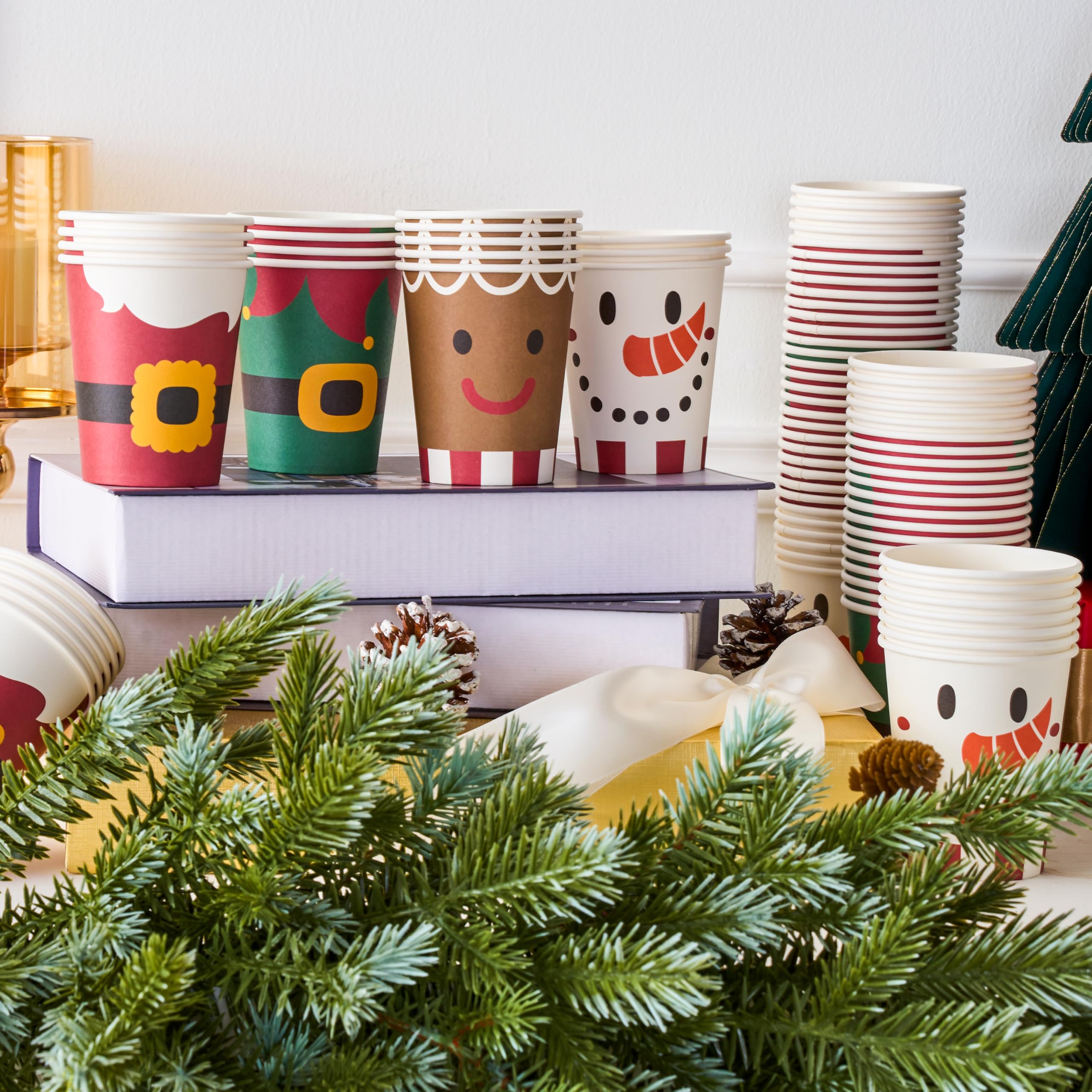 100PCS 9oz Christmas Disposable Paper Cups - Image 6